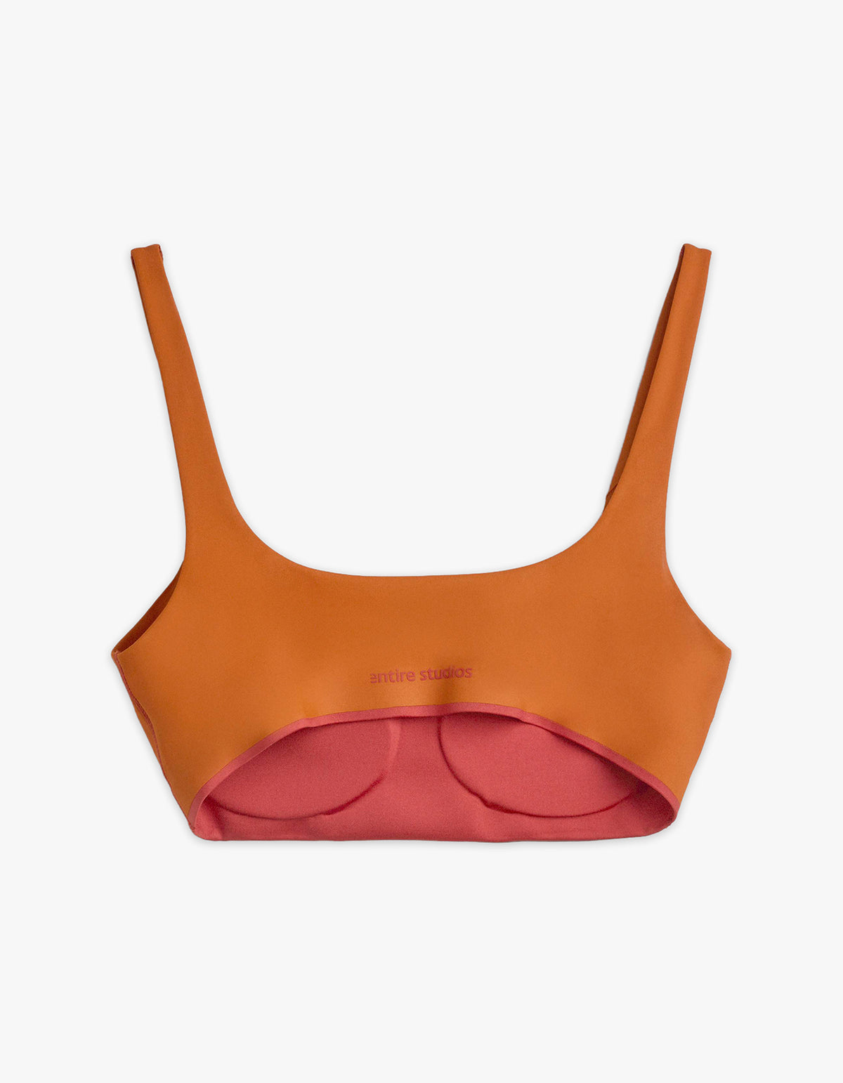 Adidas X Entire Studios Optime Training Low Support Bra - Fox Red