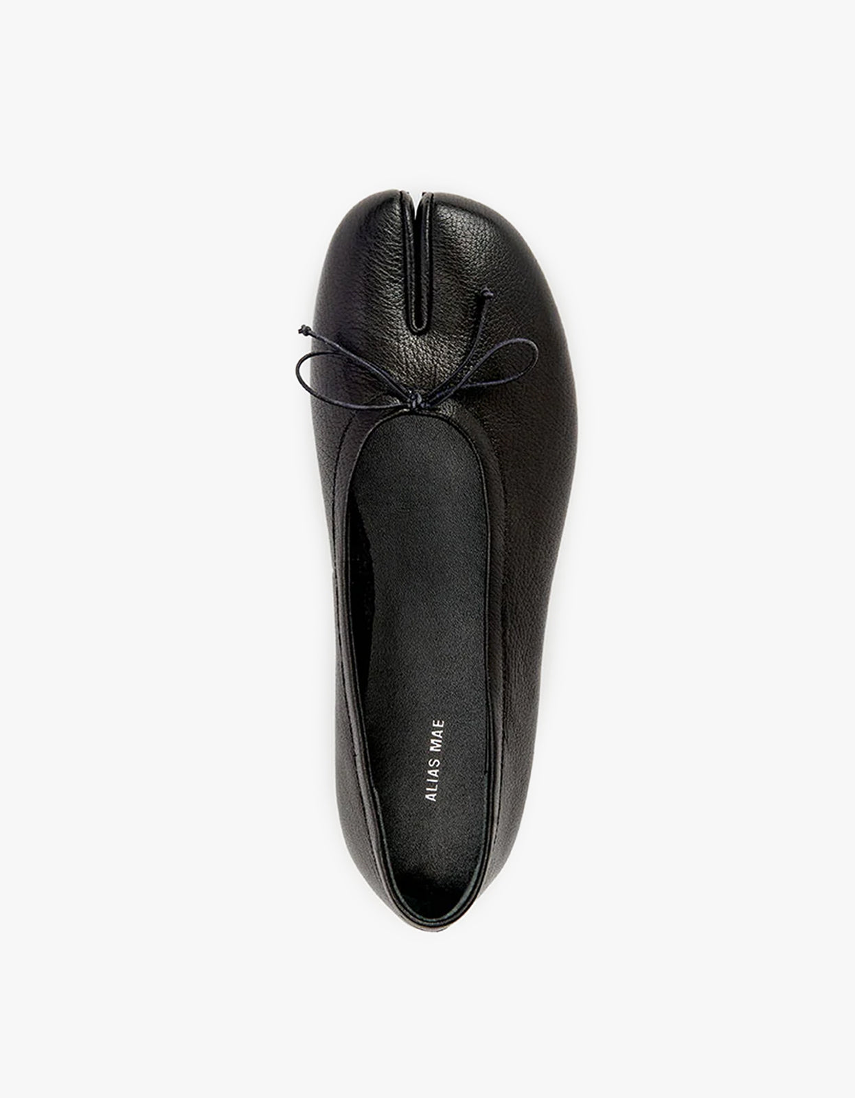 Lana Tabi Ballet Flat - Black Tumble