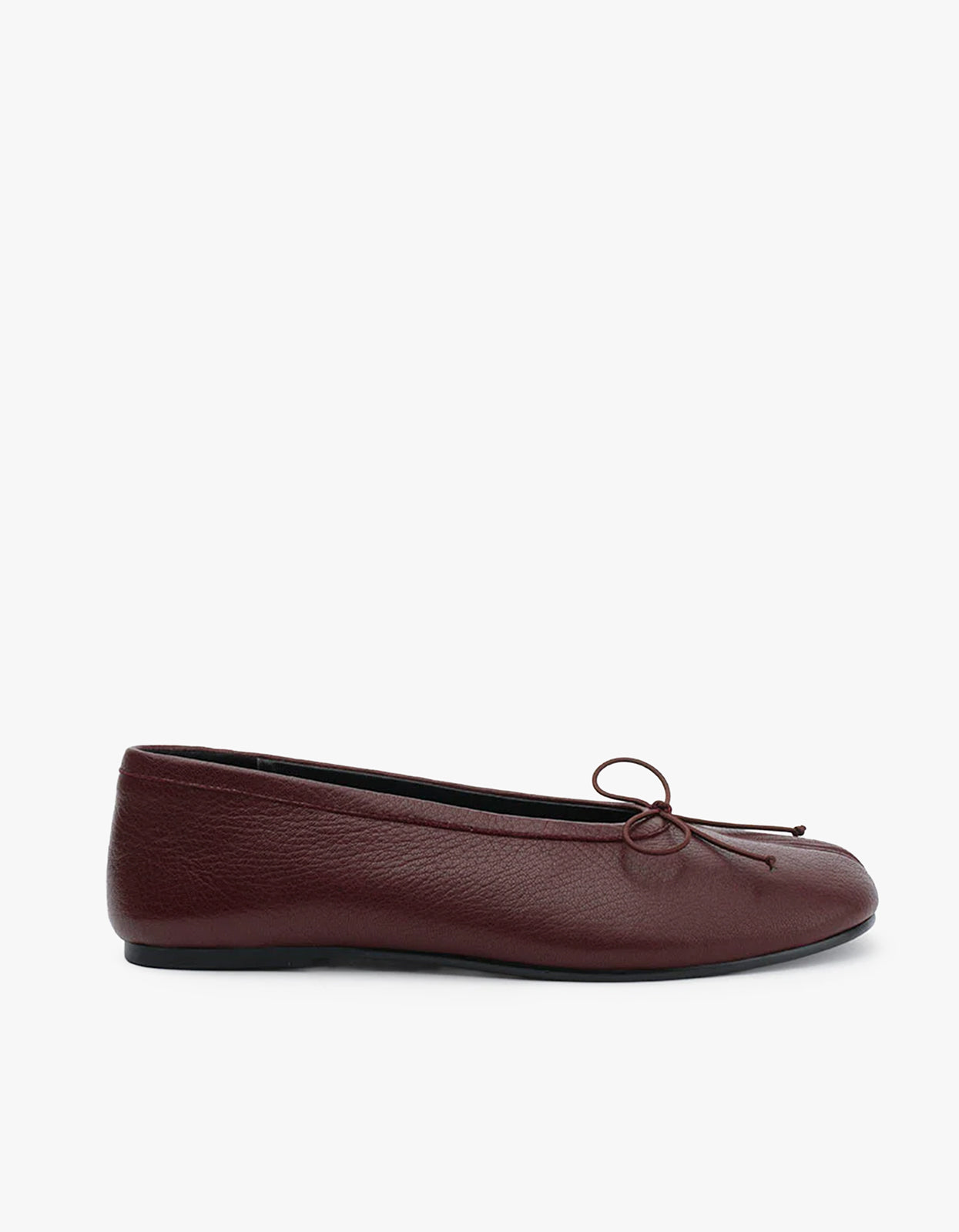 Lana Tabi Ballet Flat - Burgundy Tumble