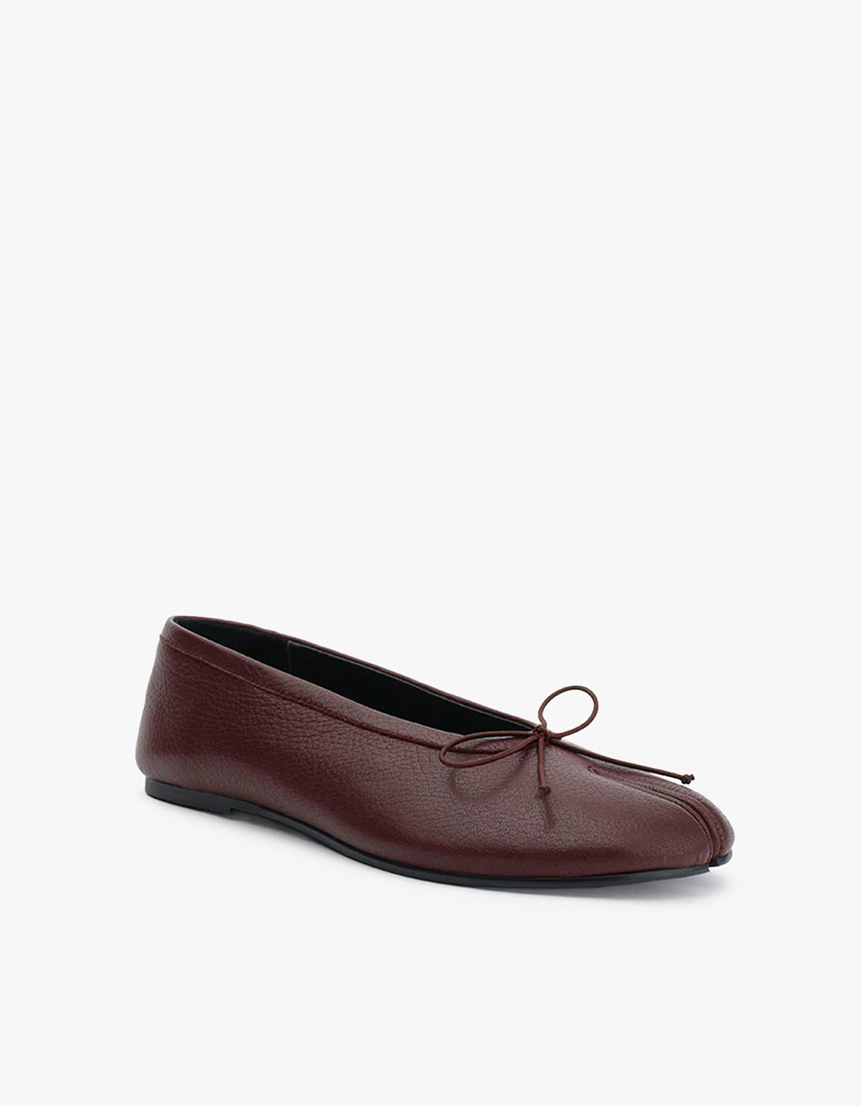 Lana Tabi Ballet Flat - Burgundy Tumble