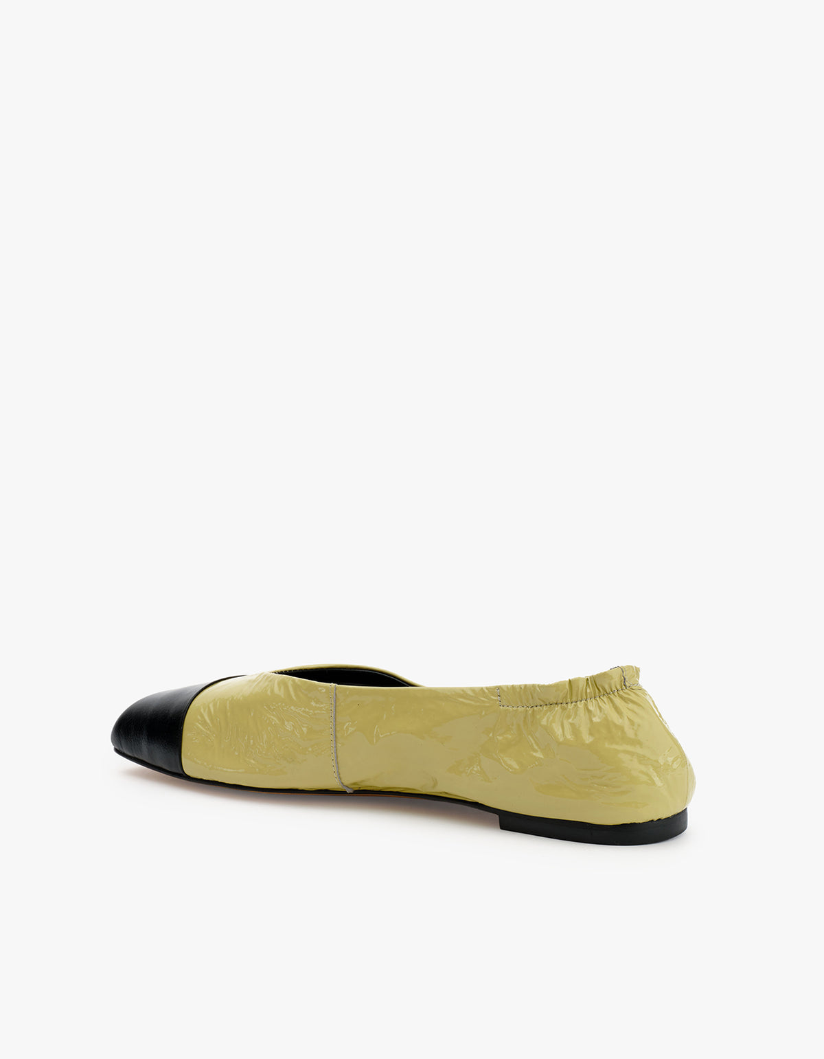 Willow Ballet Flat - Lime/Black