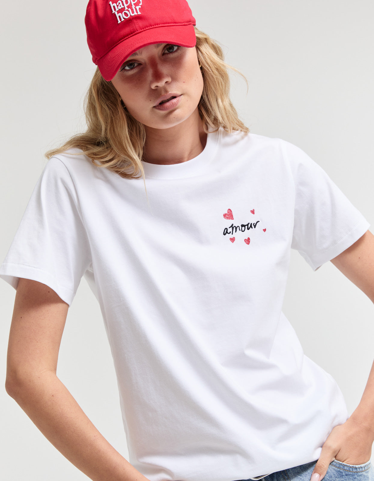 Amour Tee - White