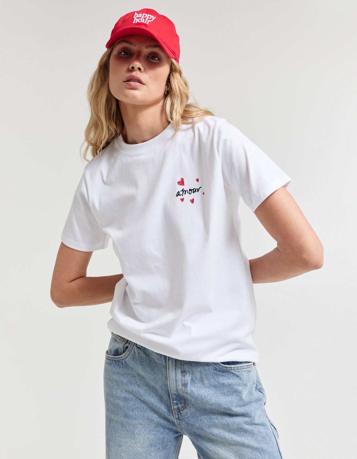Amour Tee - White
