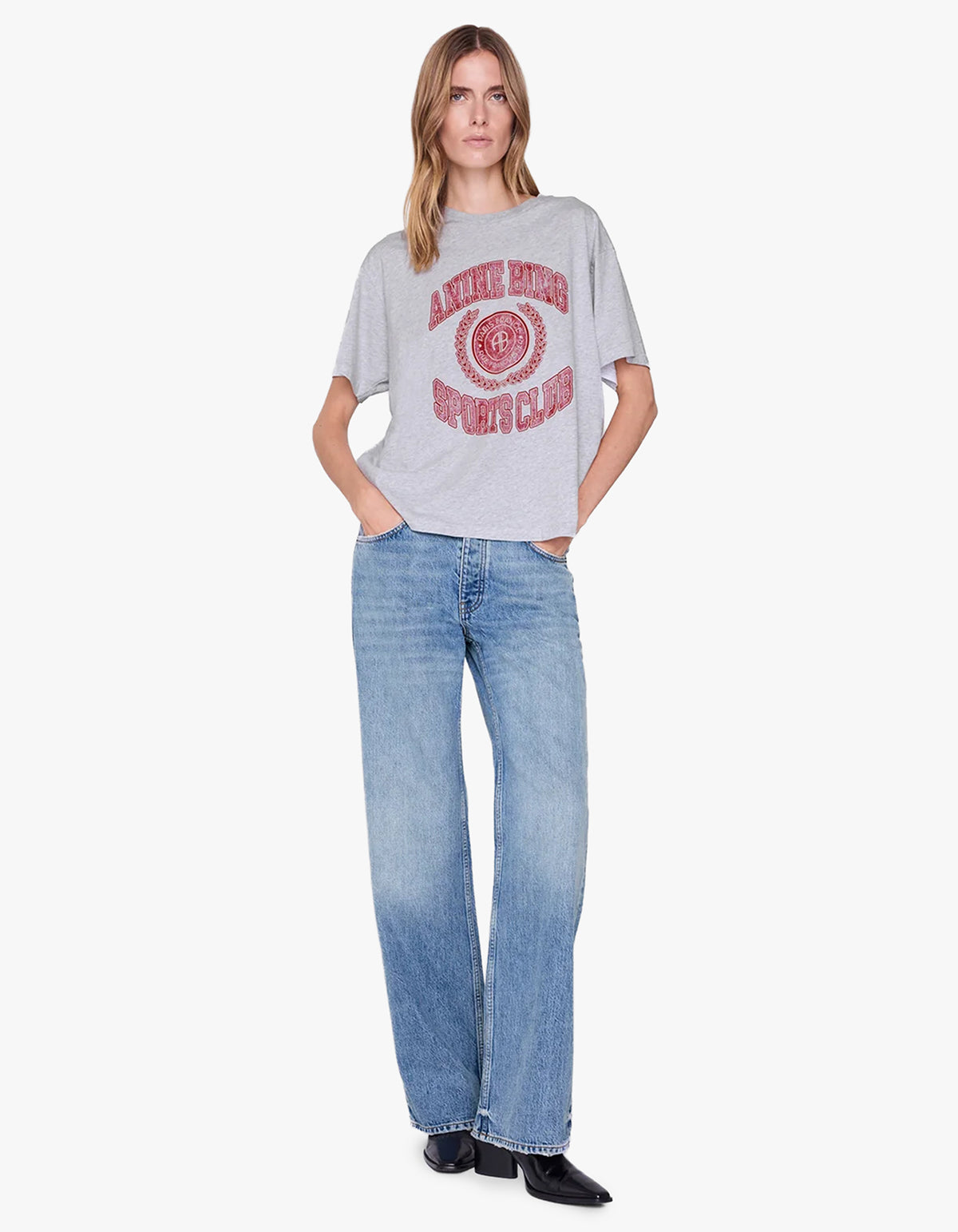 Cade Tee Collegiate - Grey