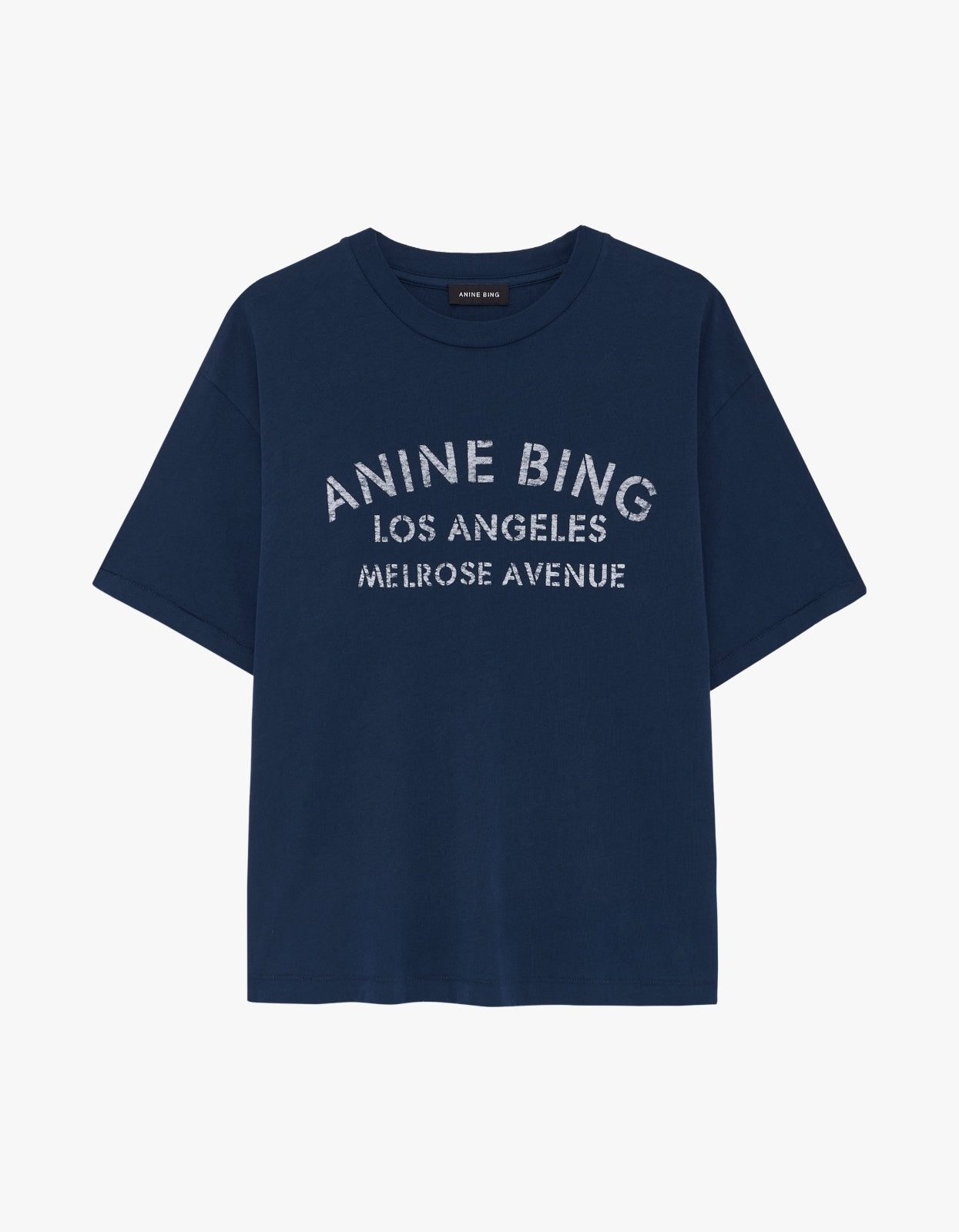 Cade Tee Melrose Stencil - Navy