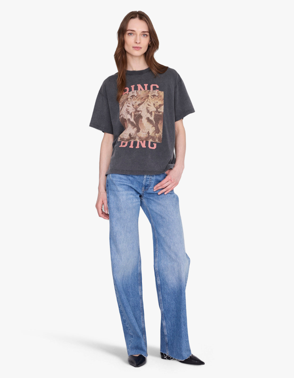 Cade Tee Tiger Bing - Washed Black