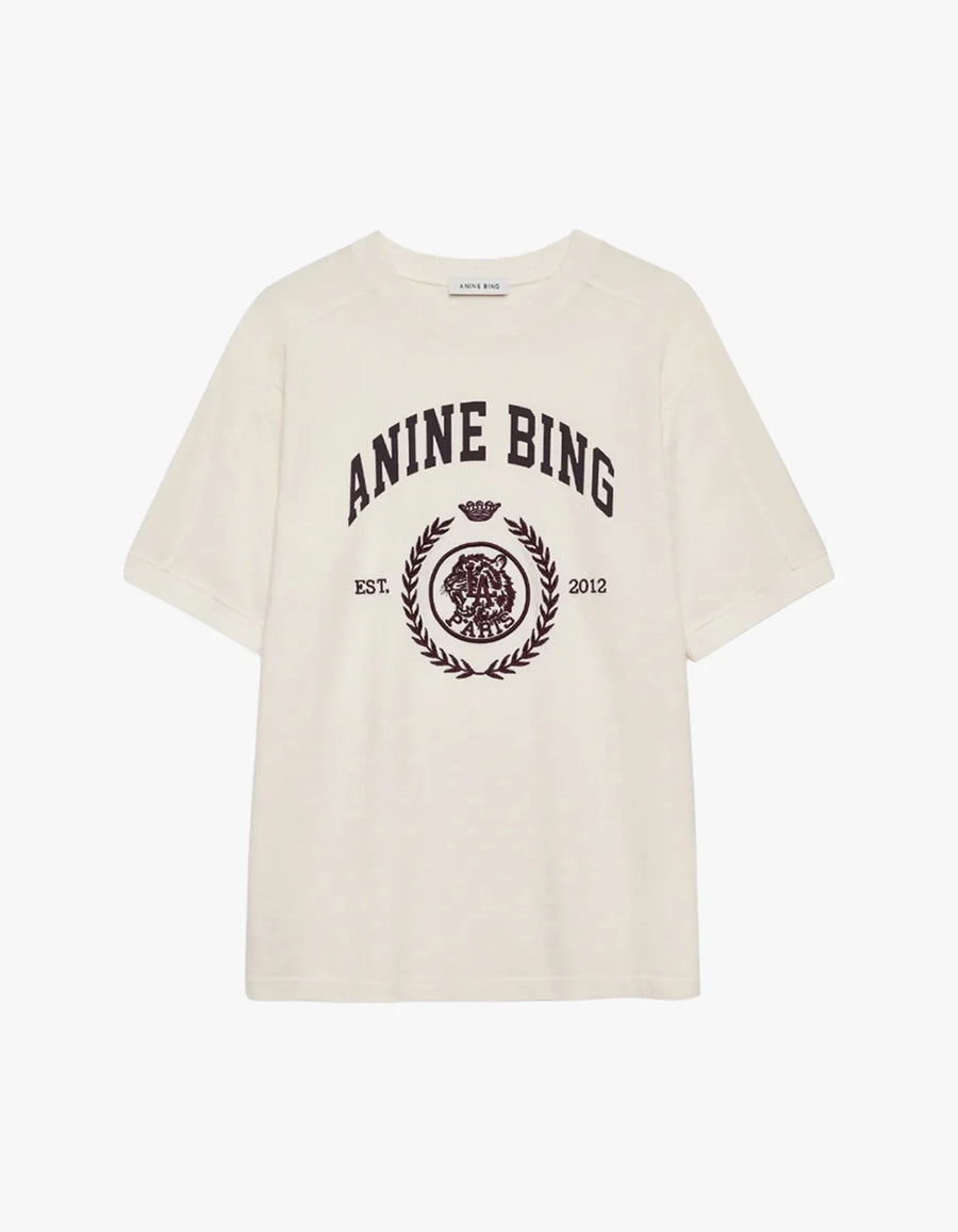 Jaylin Tee Collegiate - Cream