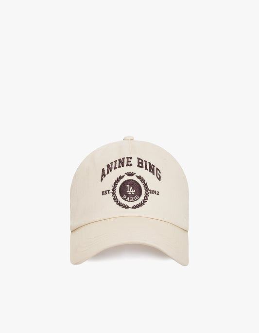 Jeremy Baseball Cap Collegiate - Cream