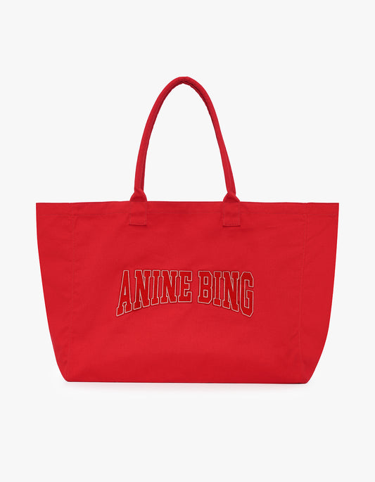 Leo Canvas Tote - Tango Red