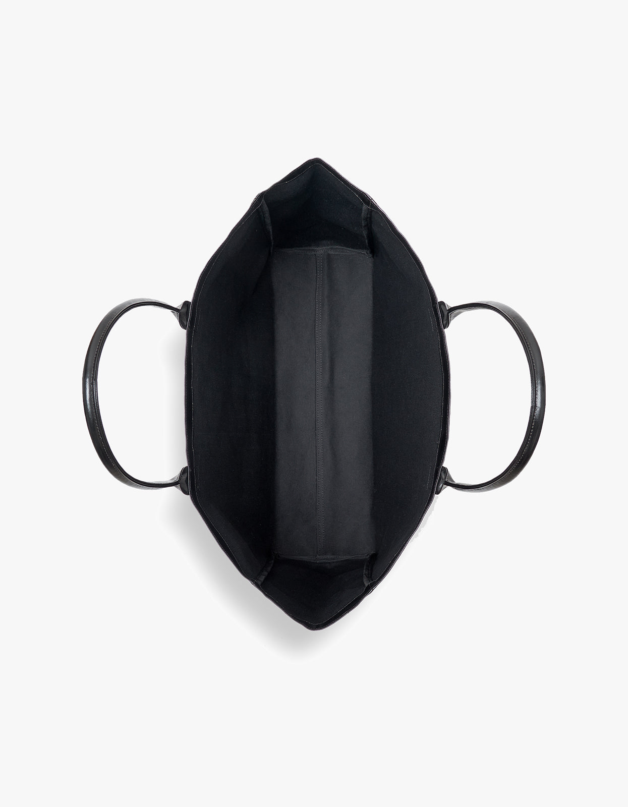 Leo Coated Canvas Tote - Black