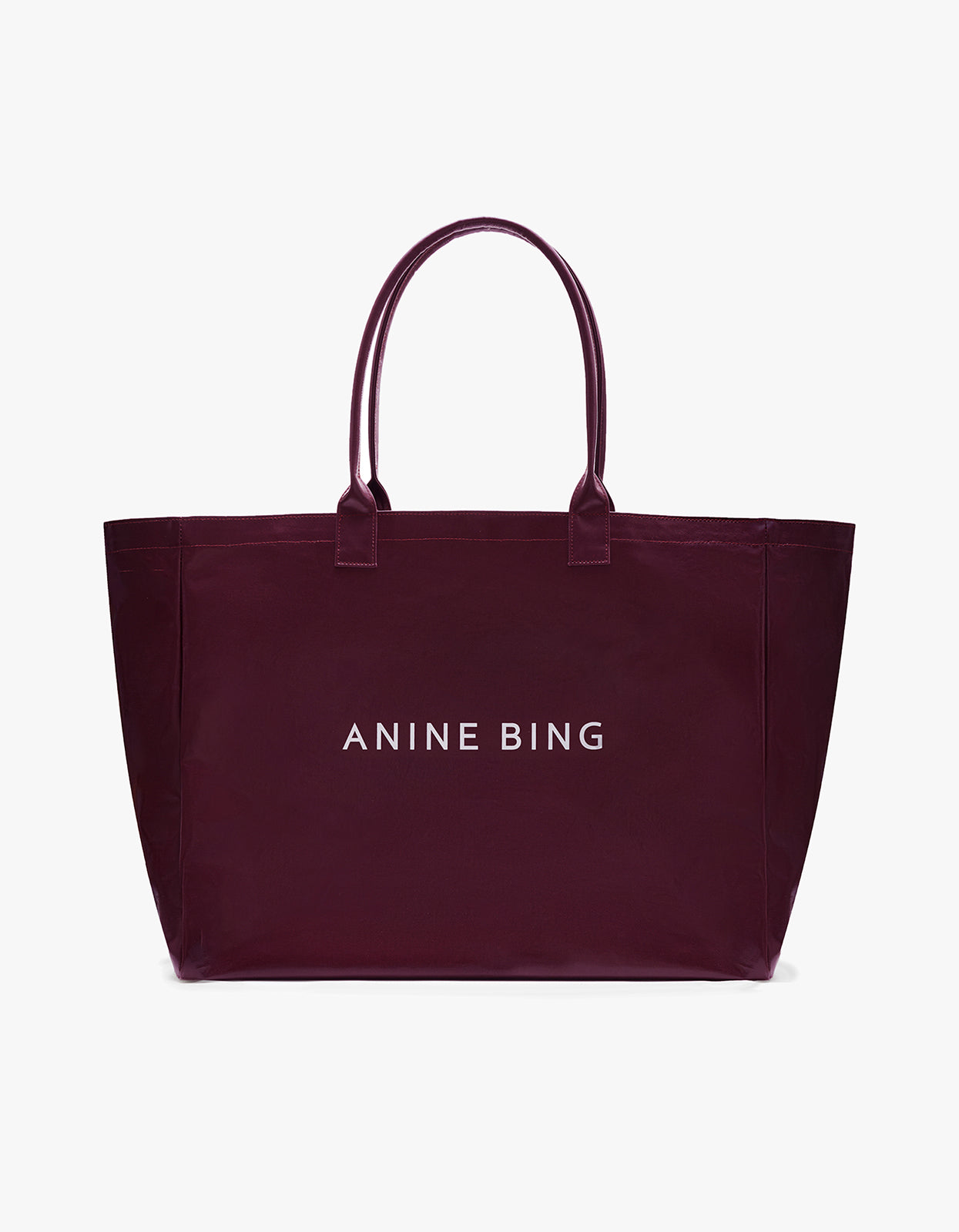 Leo Coated Canvas Tote - Fig