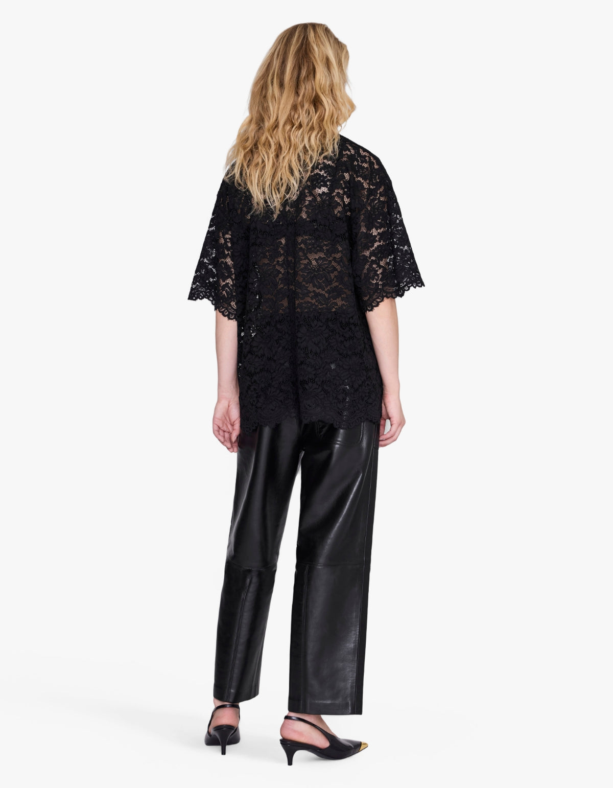 Zeina Top - Black Lace - Black