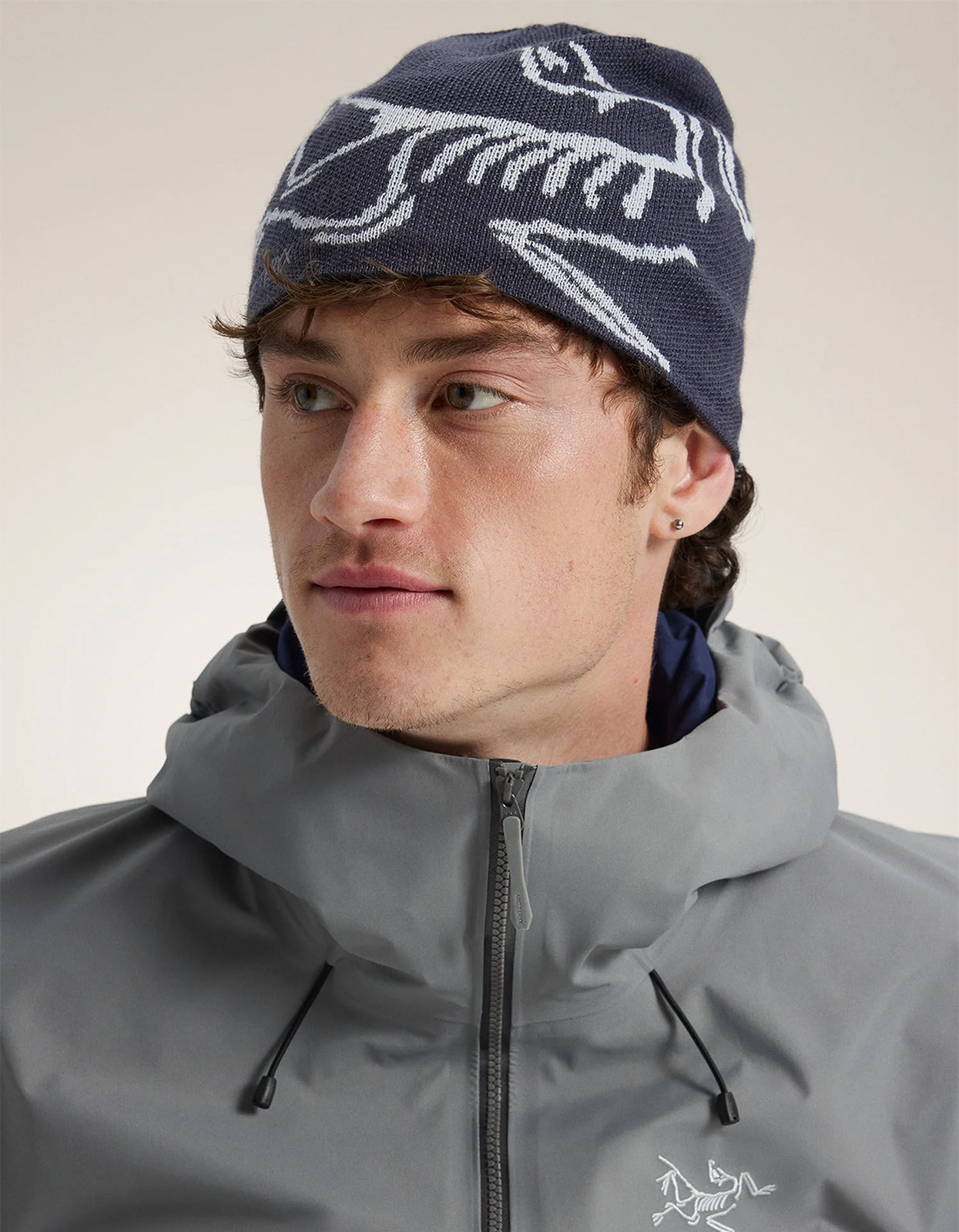 Bird Head Toque - Black Sapphire/Alpine