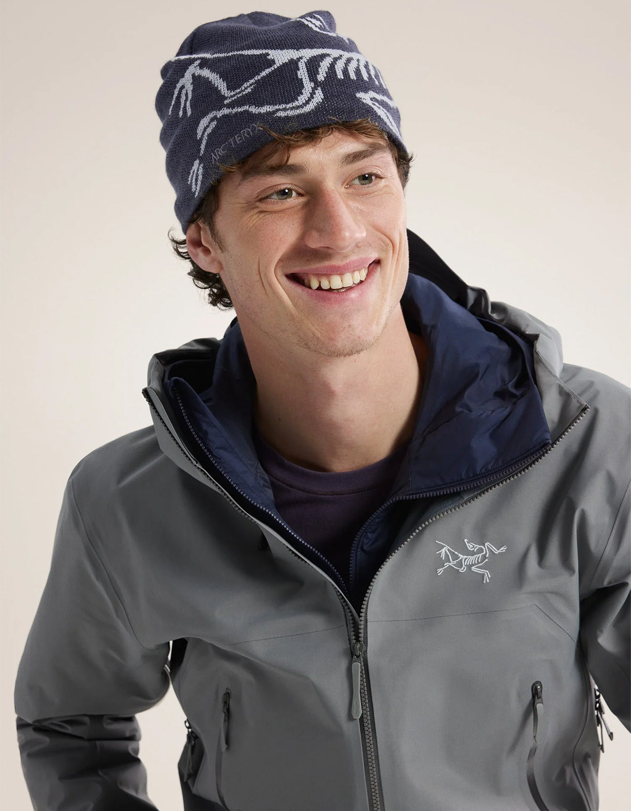 Bird Head Toque - Black Sapphire/Alpine