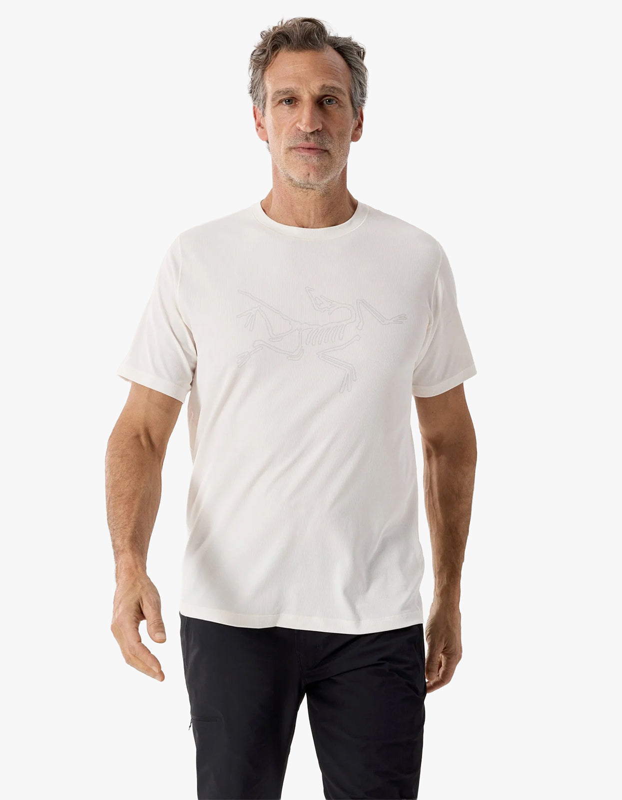 Cormac Logo S/S T Shirt Mens - Arctic Silk
