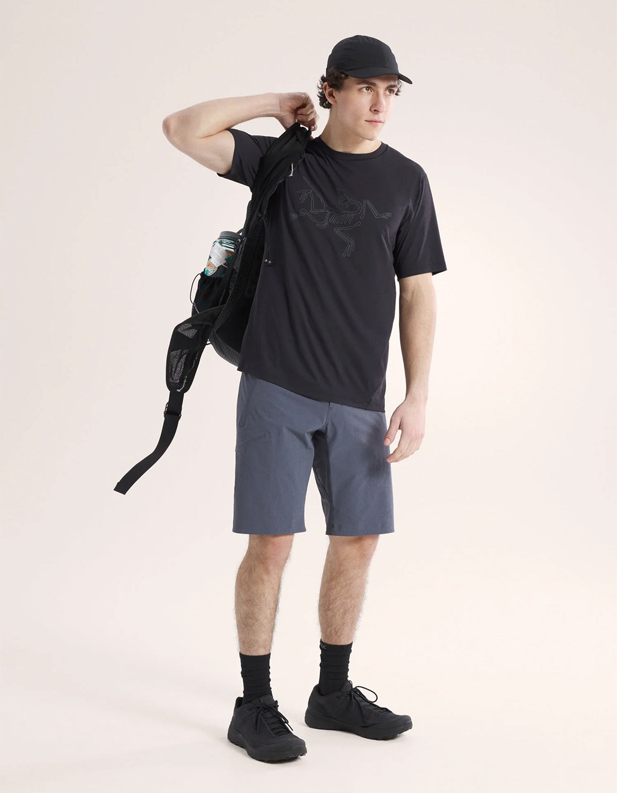 Cormac Logo S/S T Shirt Mens - Black
