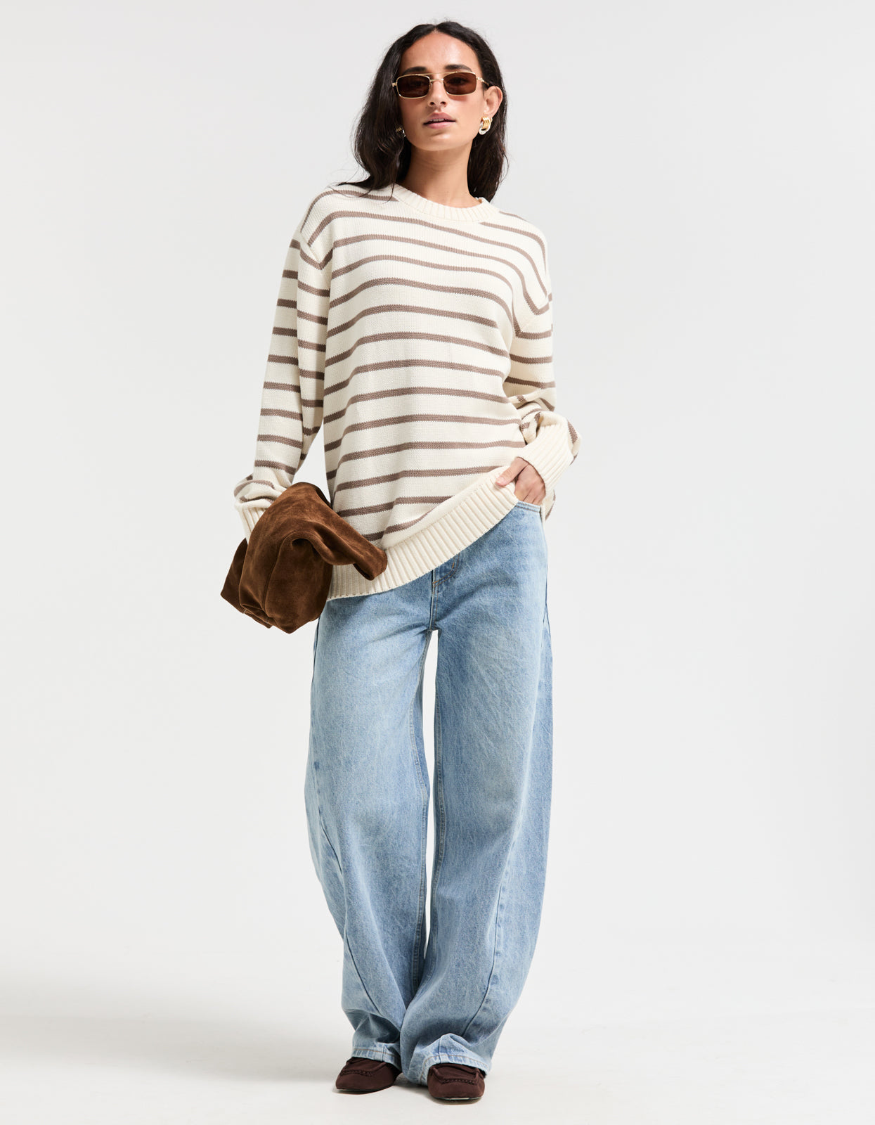 Arletta Crew - Cream/Mocha