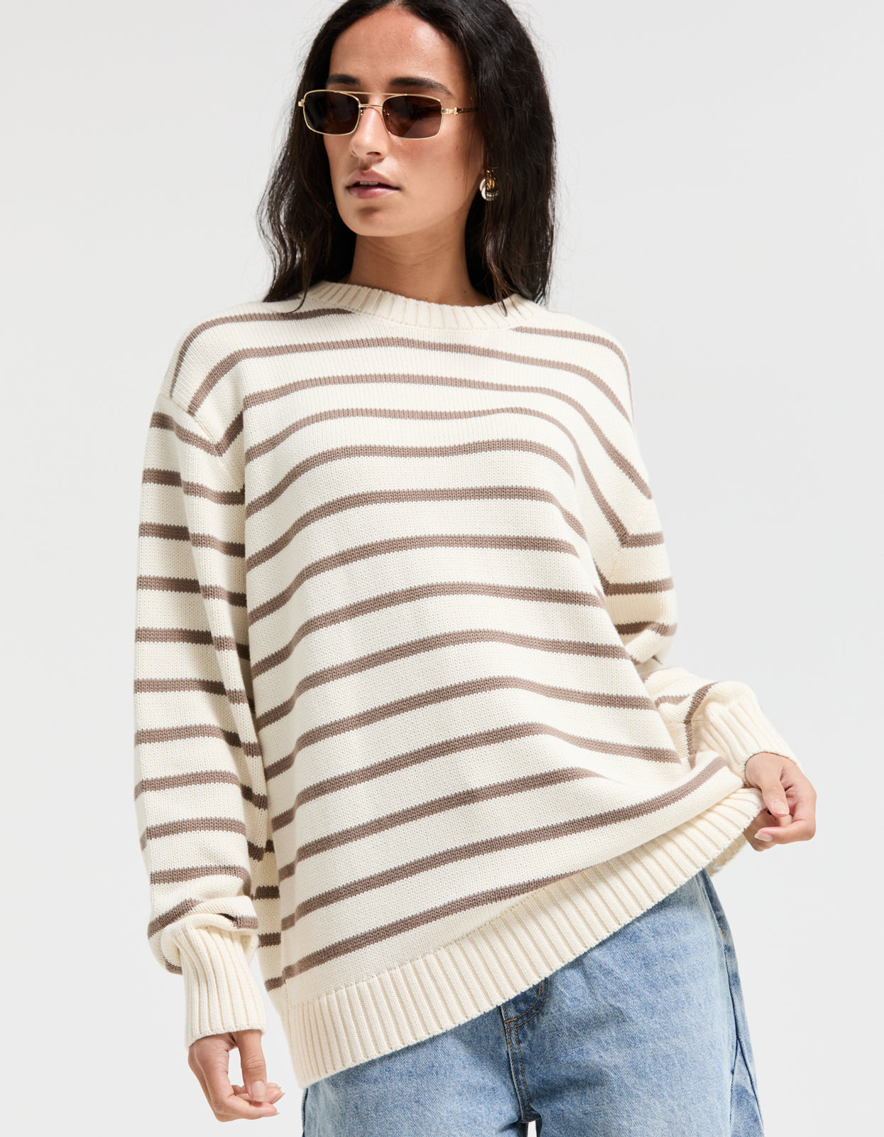 Arletta Crew - Cream/Mocha