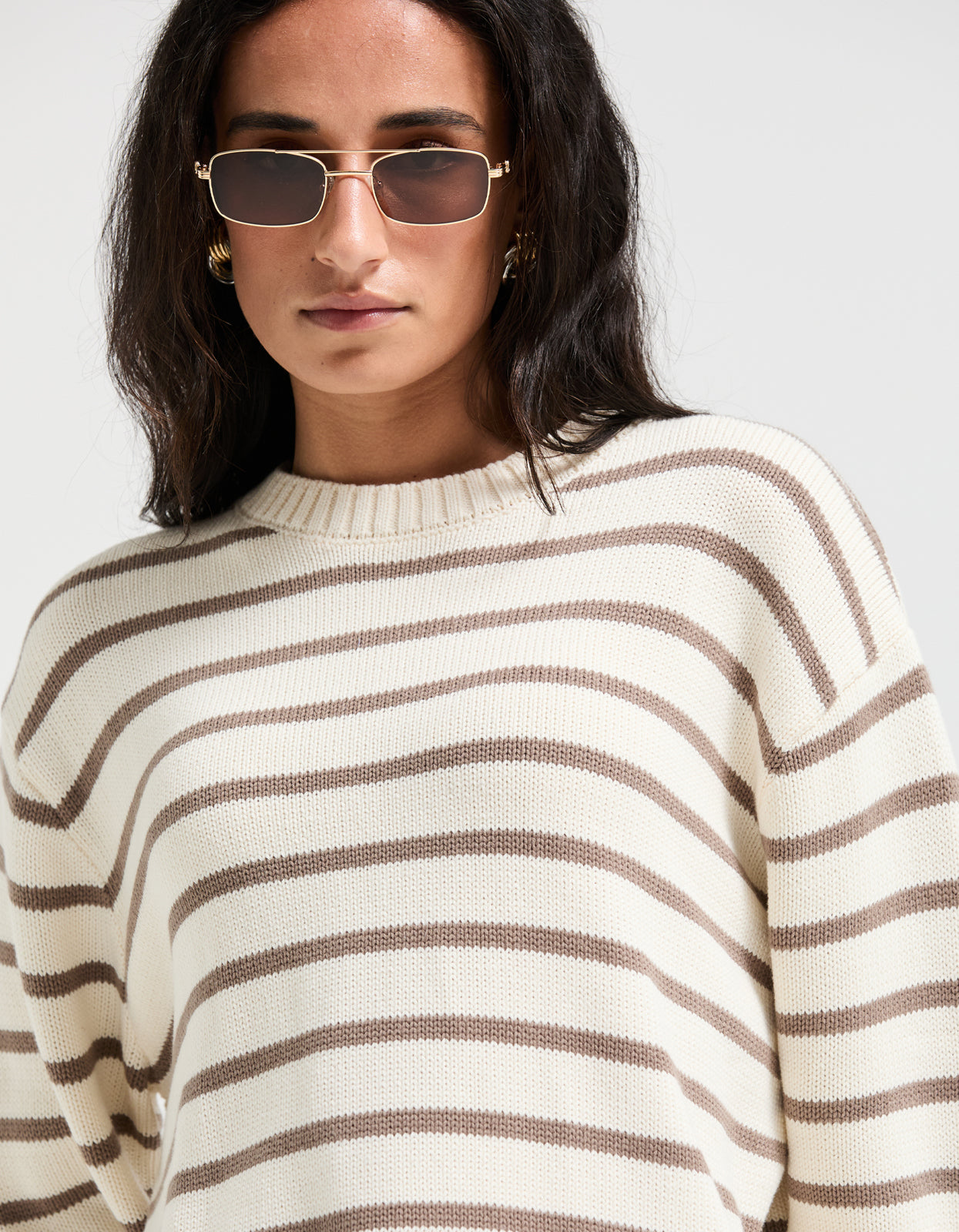 Arletta Crew - Cream/Mocha