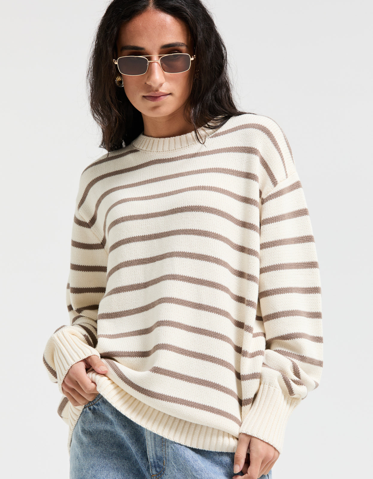 Arletta Crew - Cream/Mocha