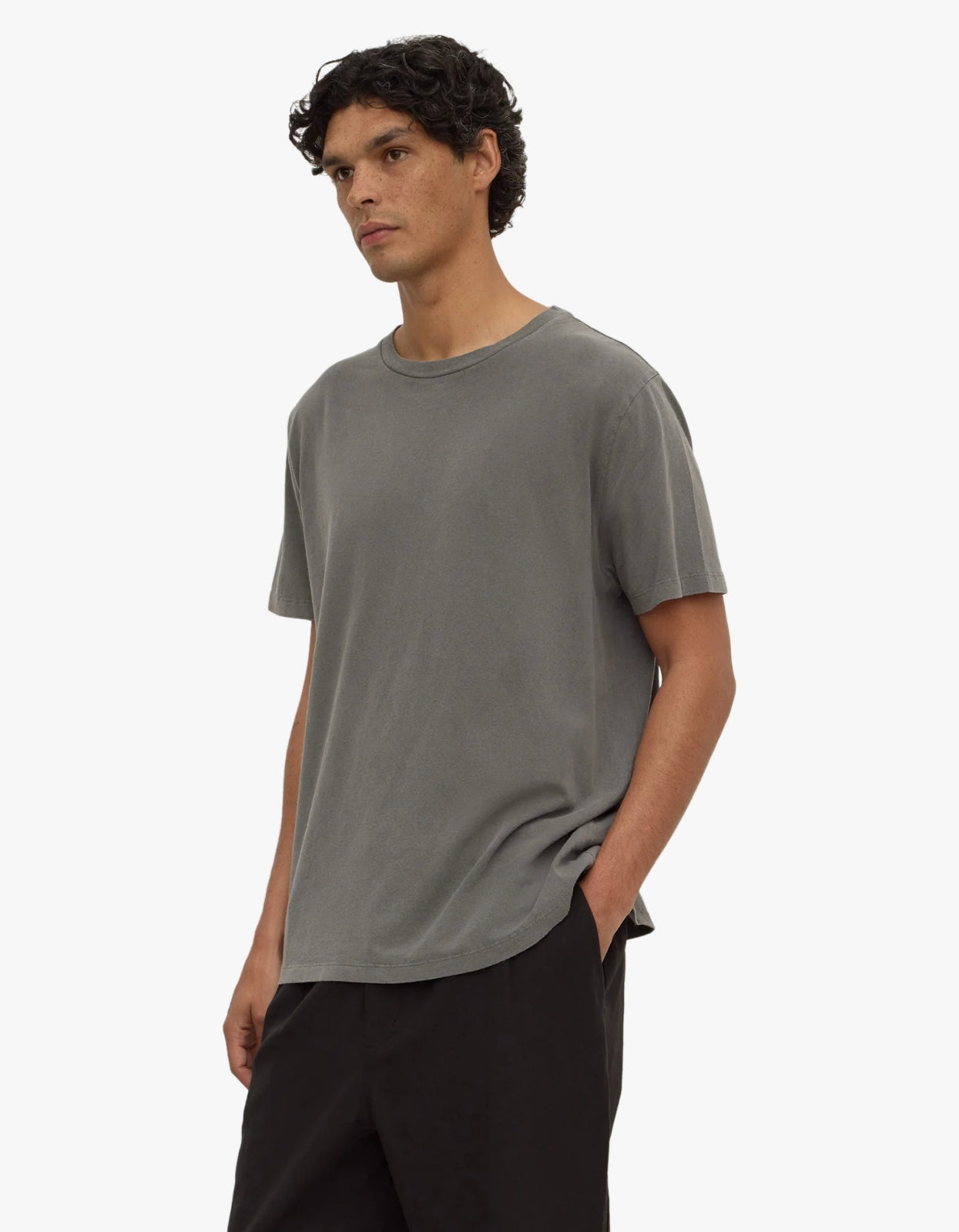 Elijah Tee - Washed Charcoal