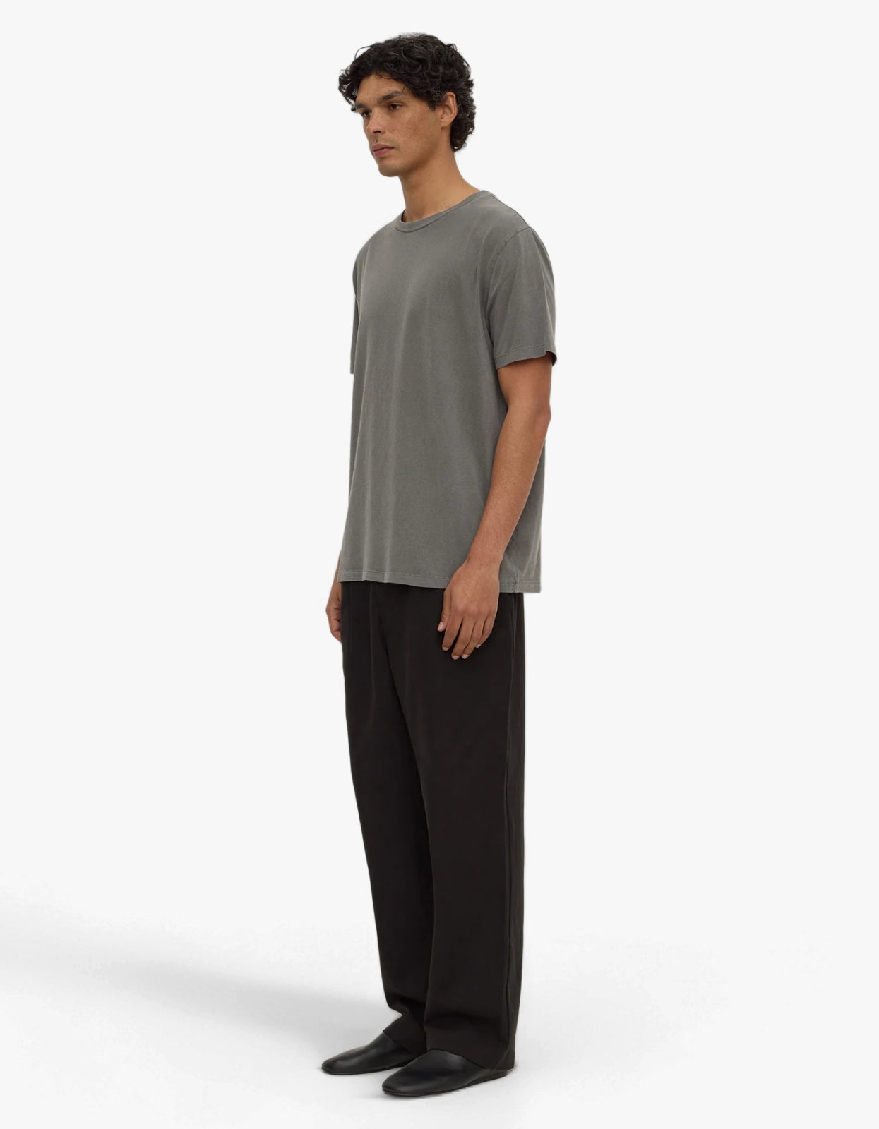 Elijah Tee - Washed Charcoal