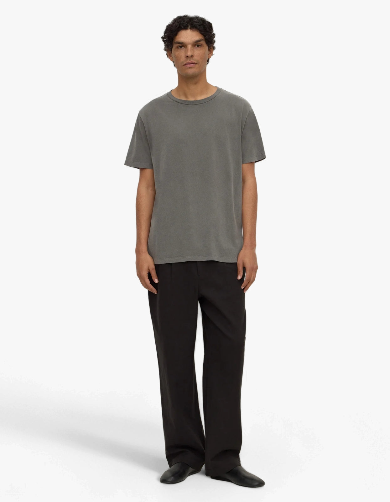 Elijah Tee - Washed Charcoal