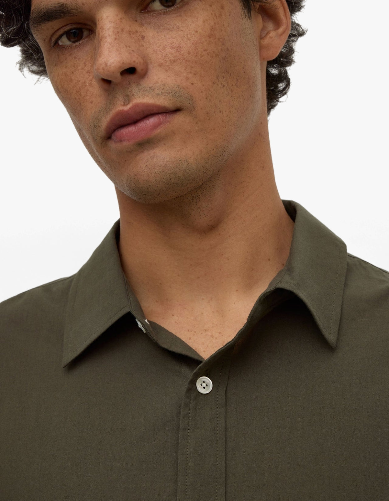 Franco Long Sleeve Shirt - Dark Military