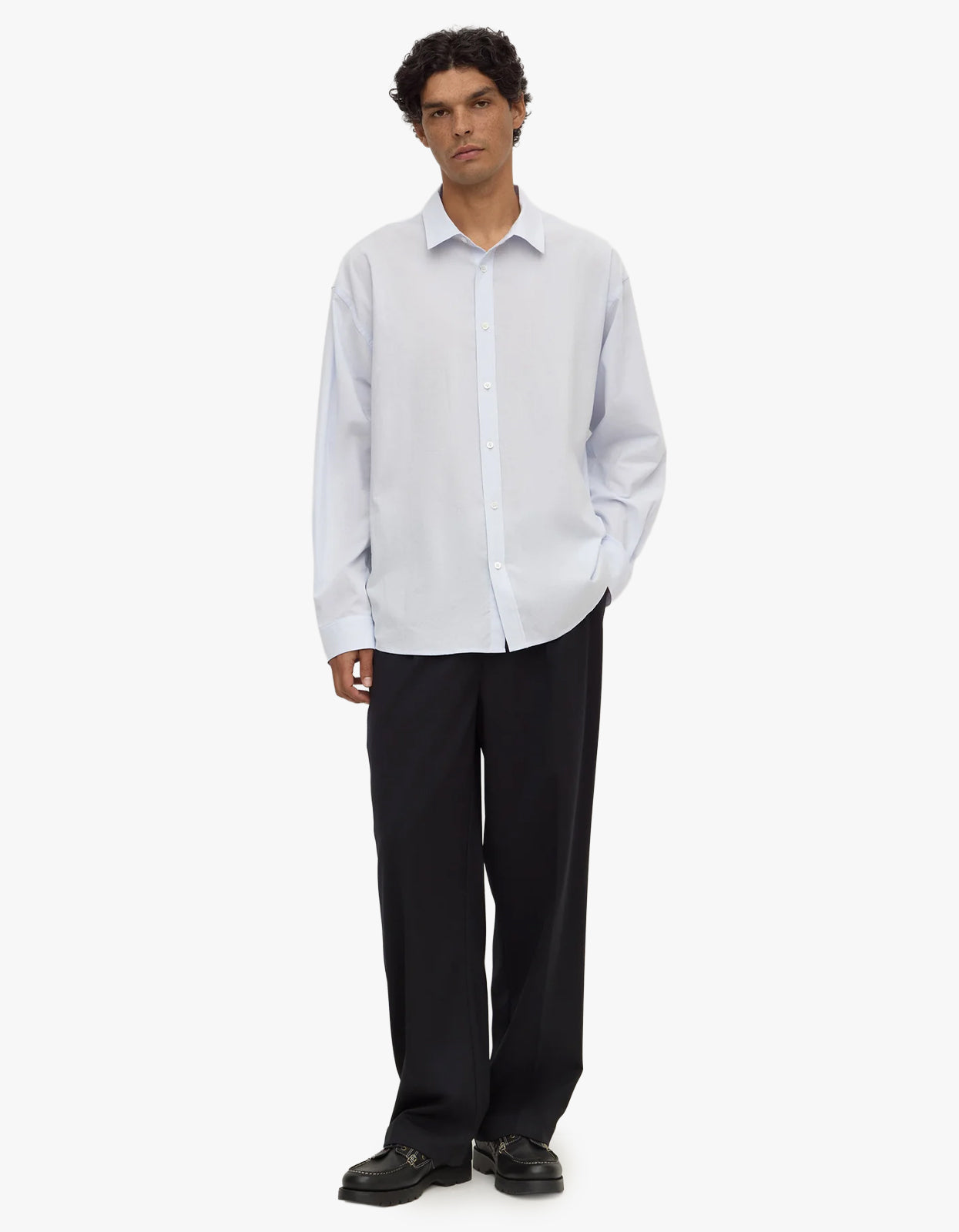 Franco Long Sleeve Shirt - Powder Blue