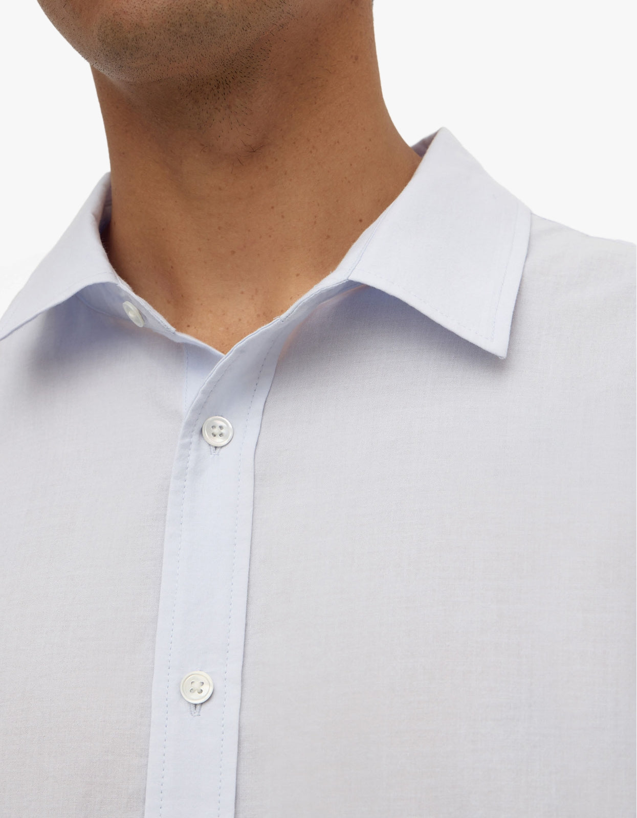 Franco Long Sleeve Shirt - Powder Blue
