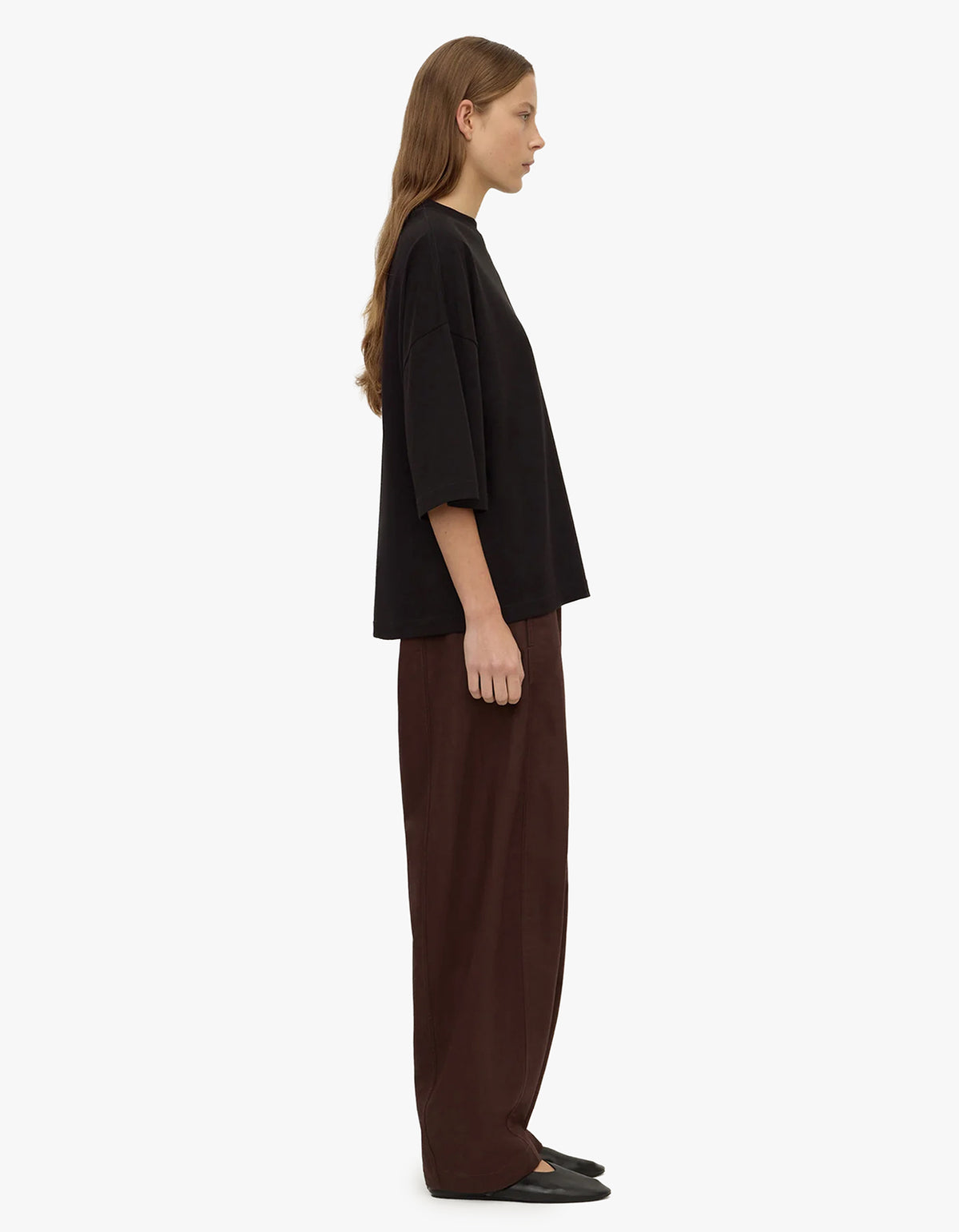 Max Cotton Oversized Tee - Black