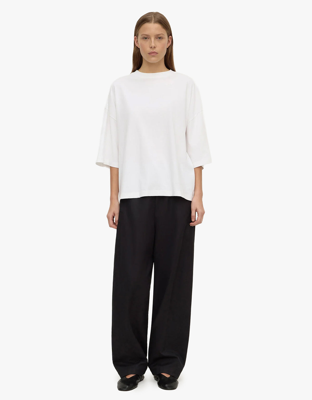 Max Cotton Oversized Tee - White