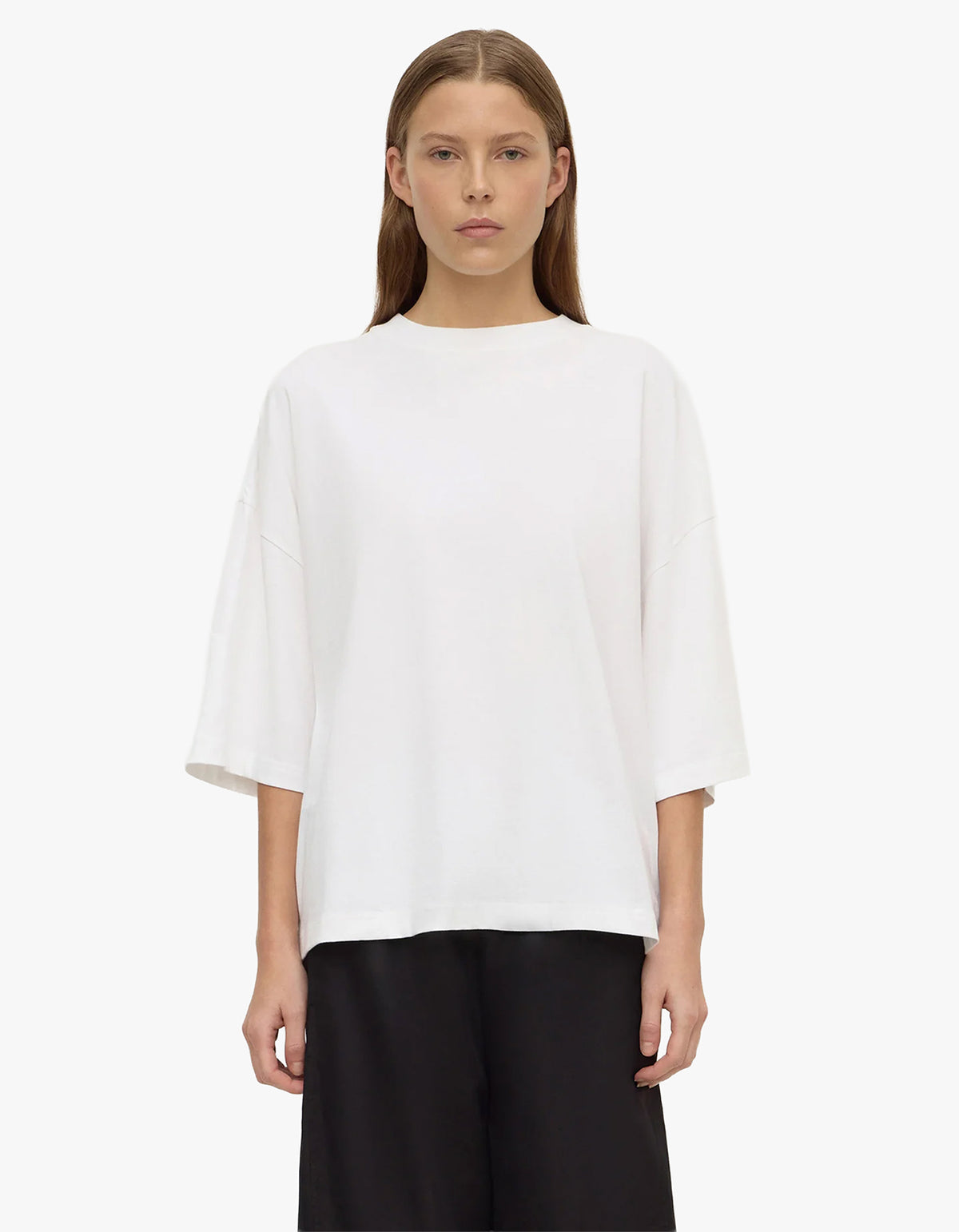 Max Cotton Oversized Tee - White