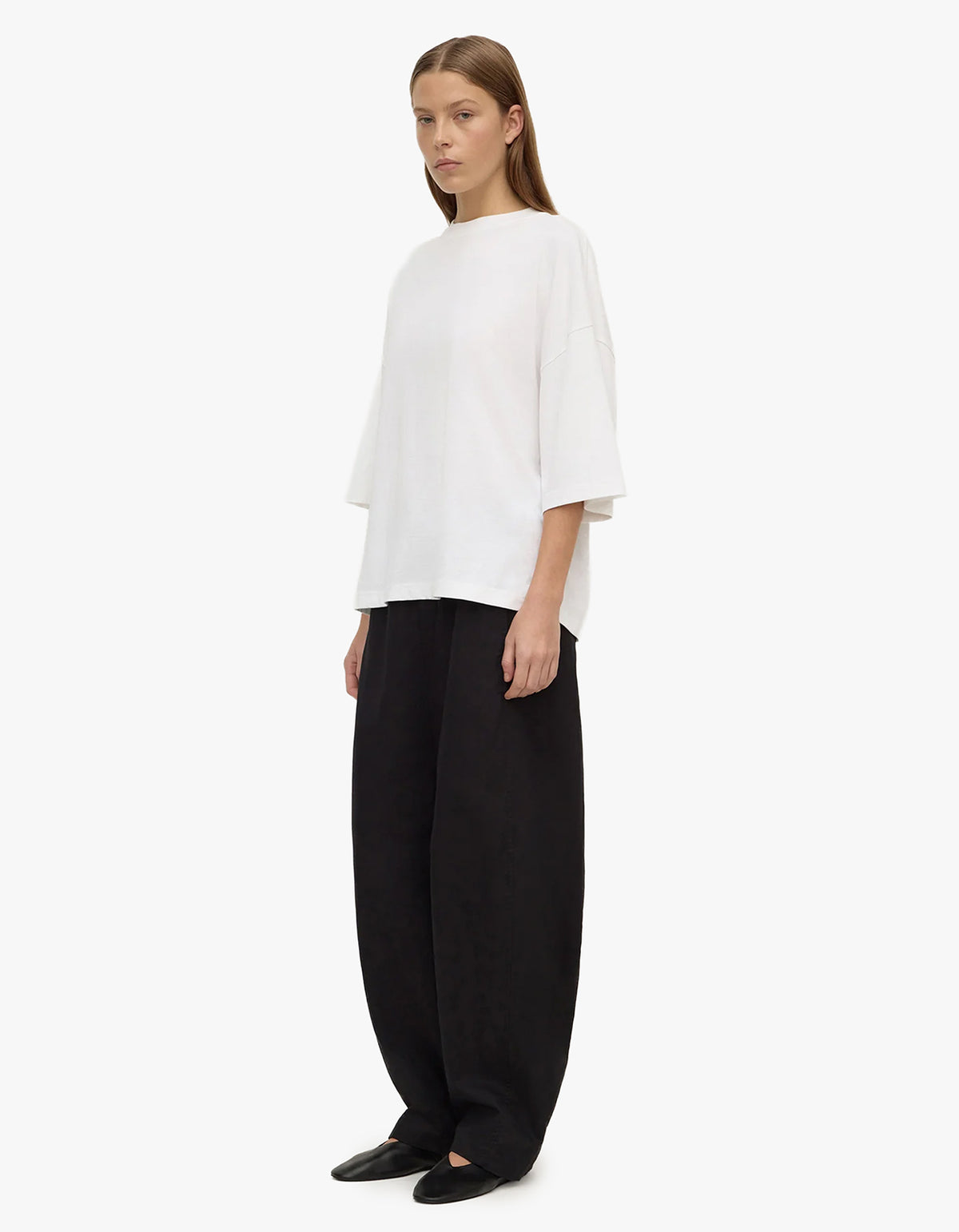 Max Cotton Oversized Tee - White