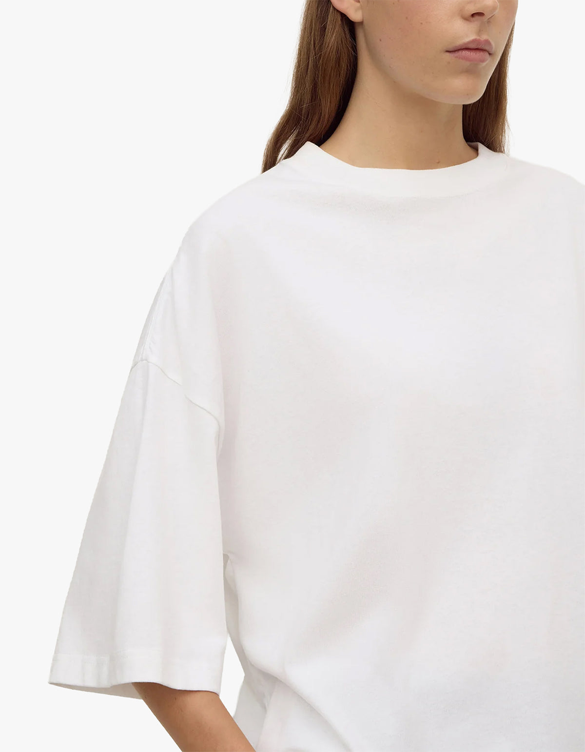 Max Cotton Oversized Tee - White