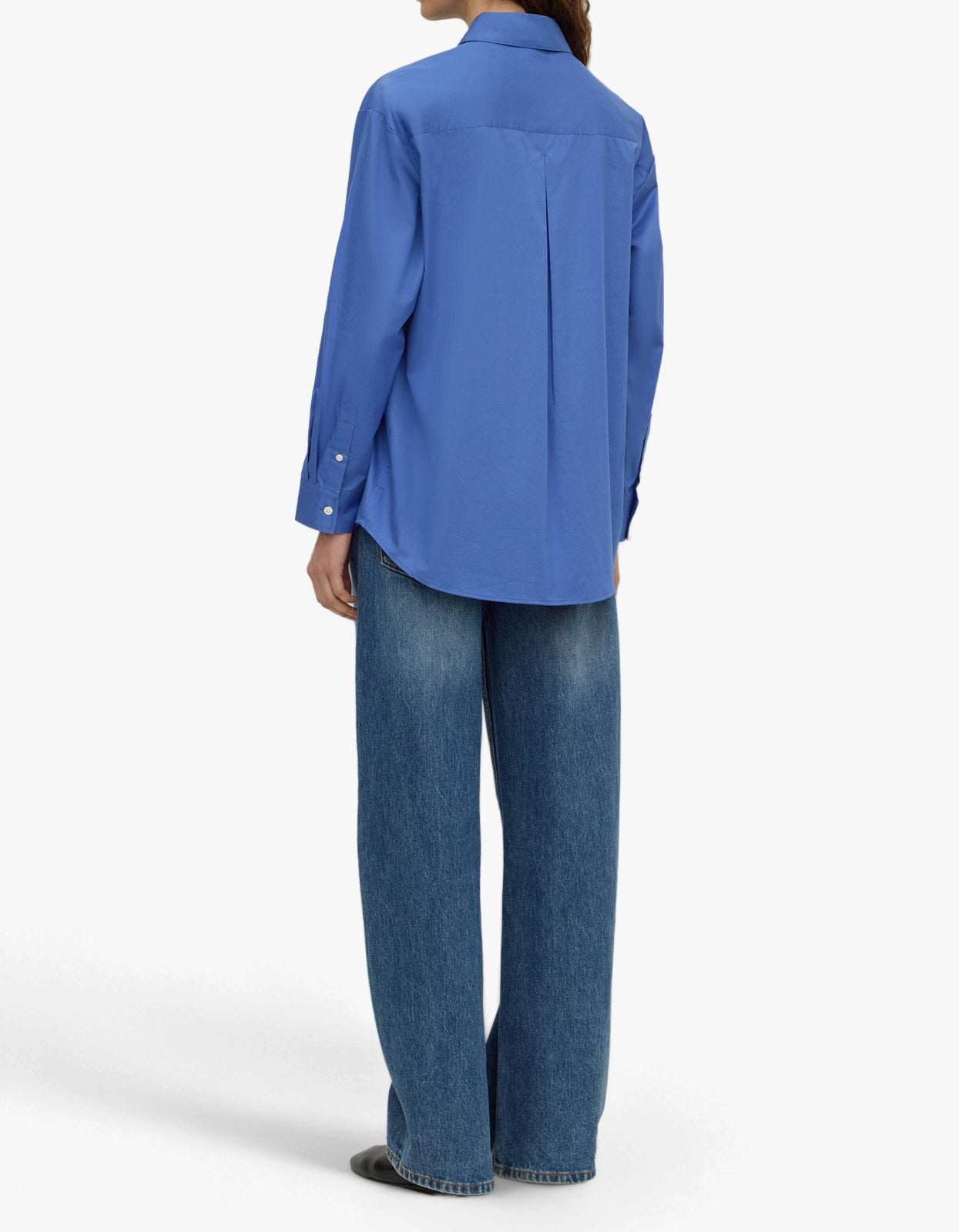 Micha Poplin L/S Shirt - New Blue