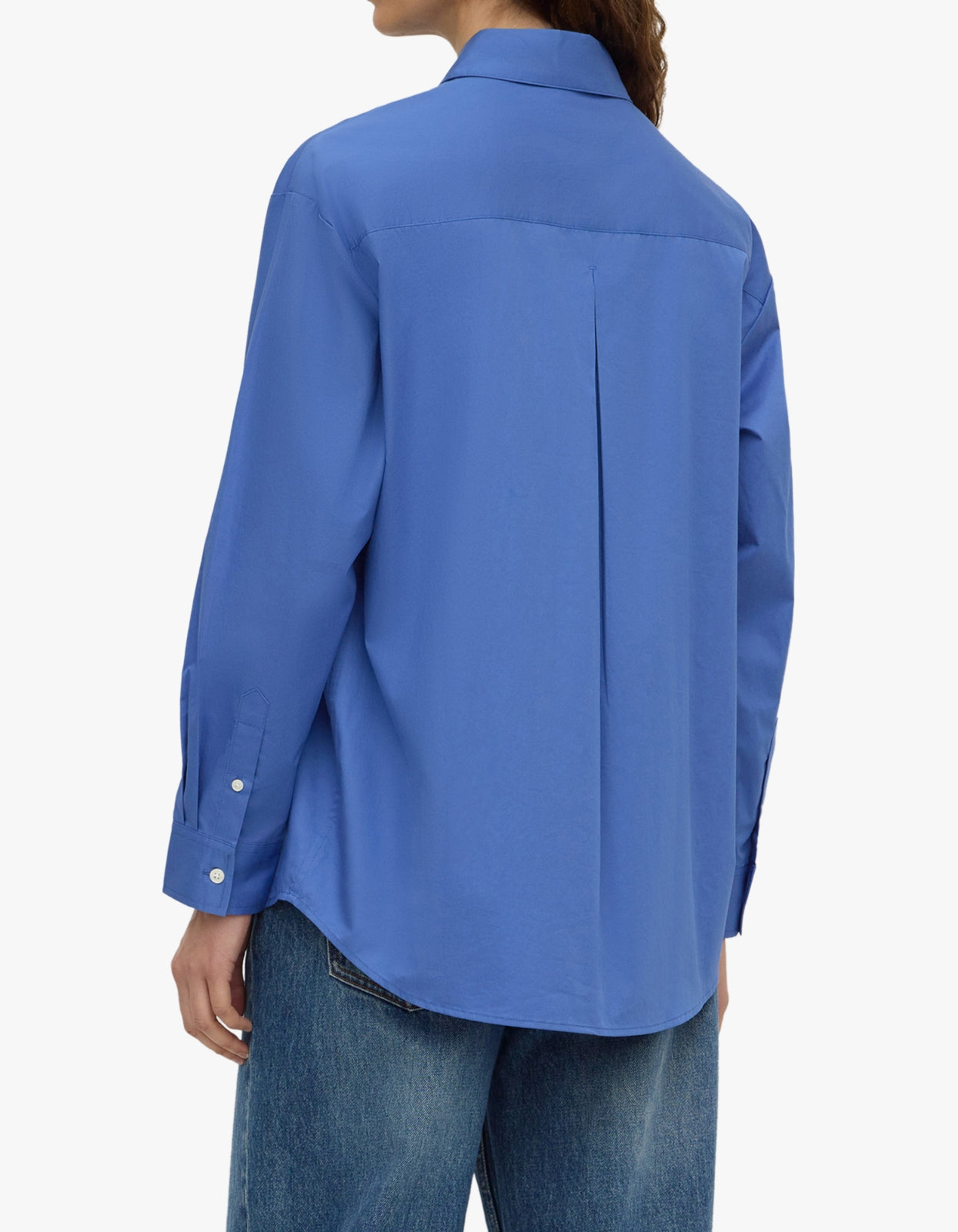 Micha Poplin L/S Shirt - New Blue