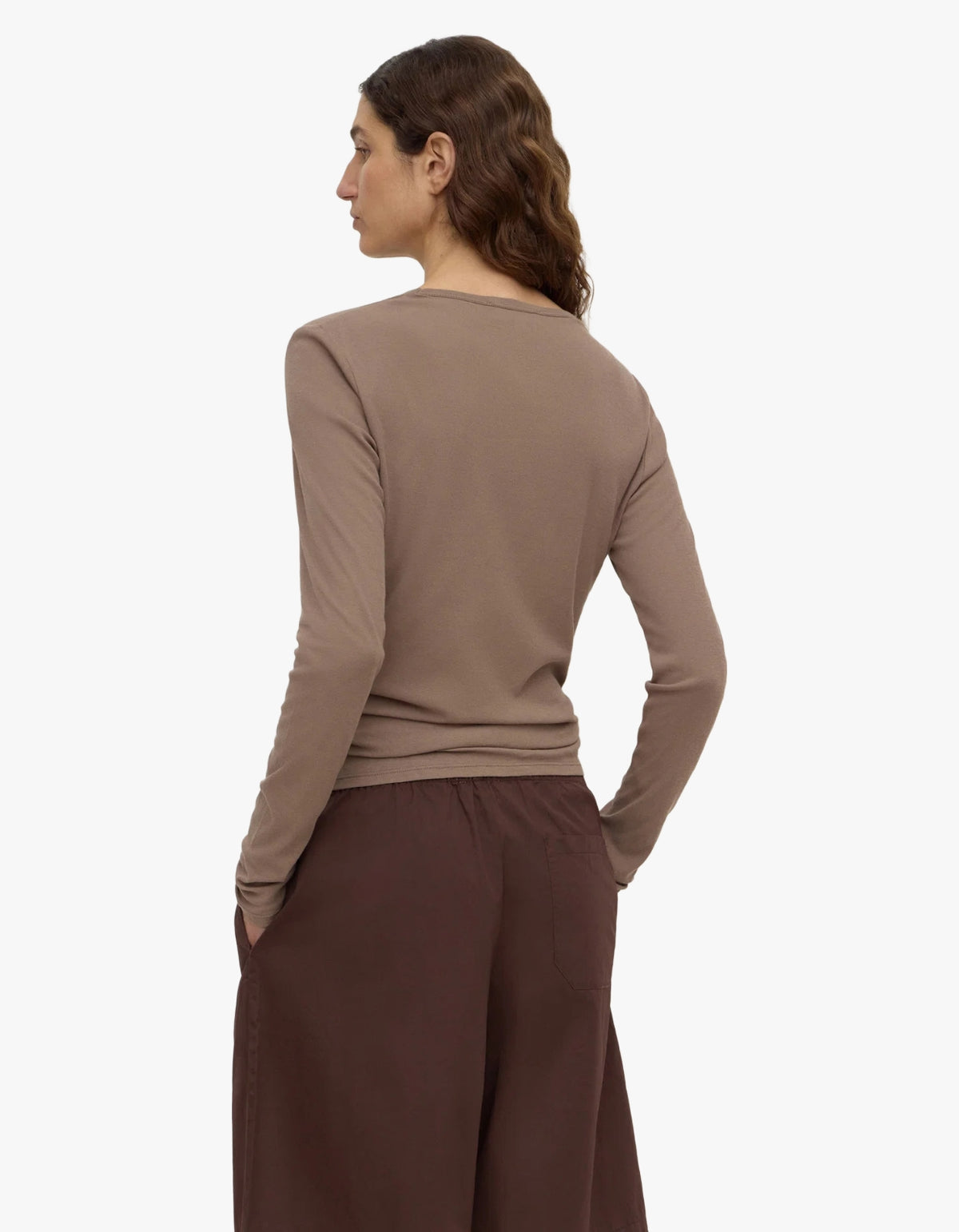 Mika Cotton Long Sleeve Tee - Sand