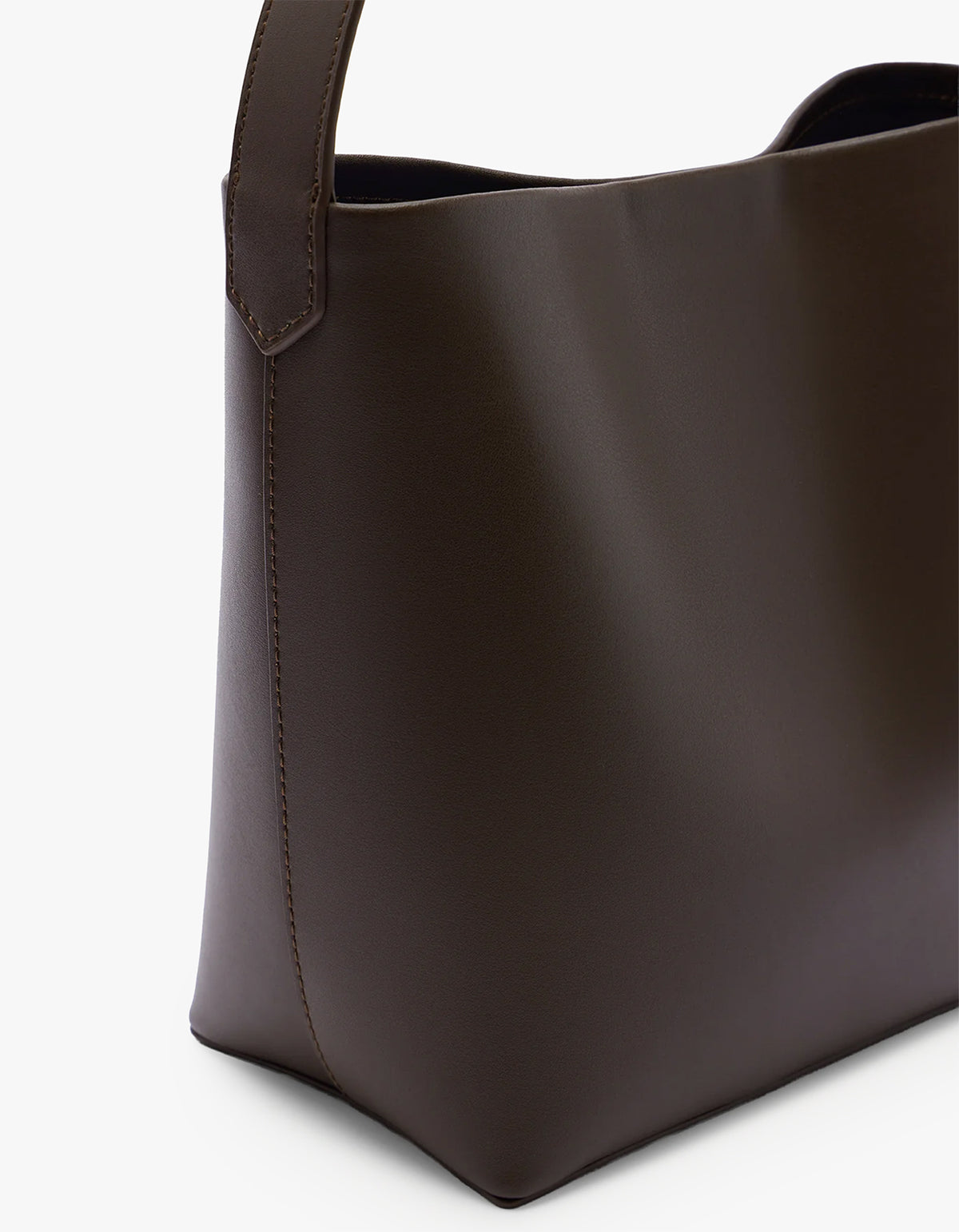 Nova Mini Bucket Bag - Walnut