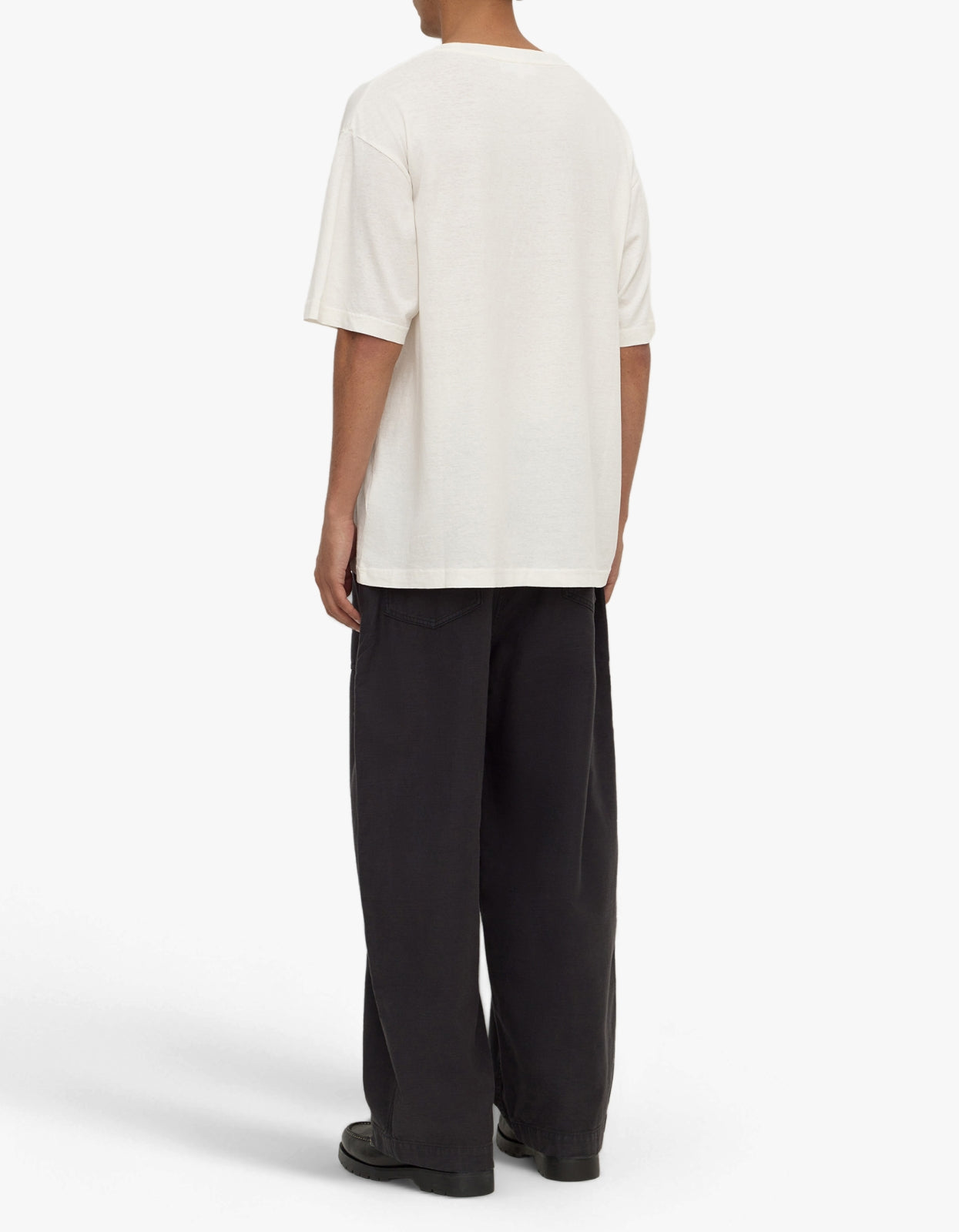 Slow Burn Cotton Hemp Tee - Antique White