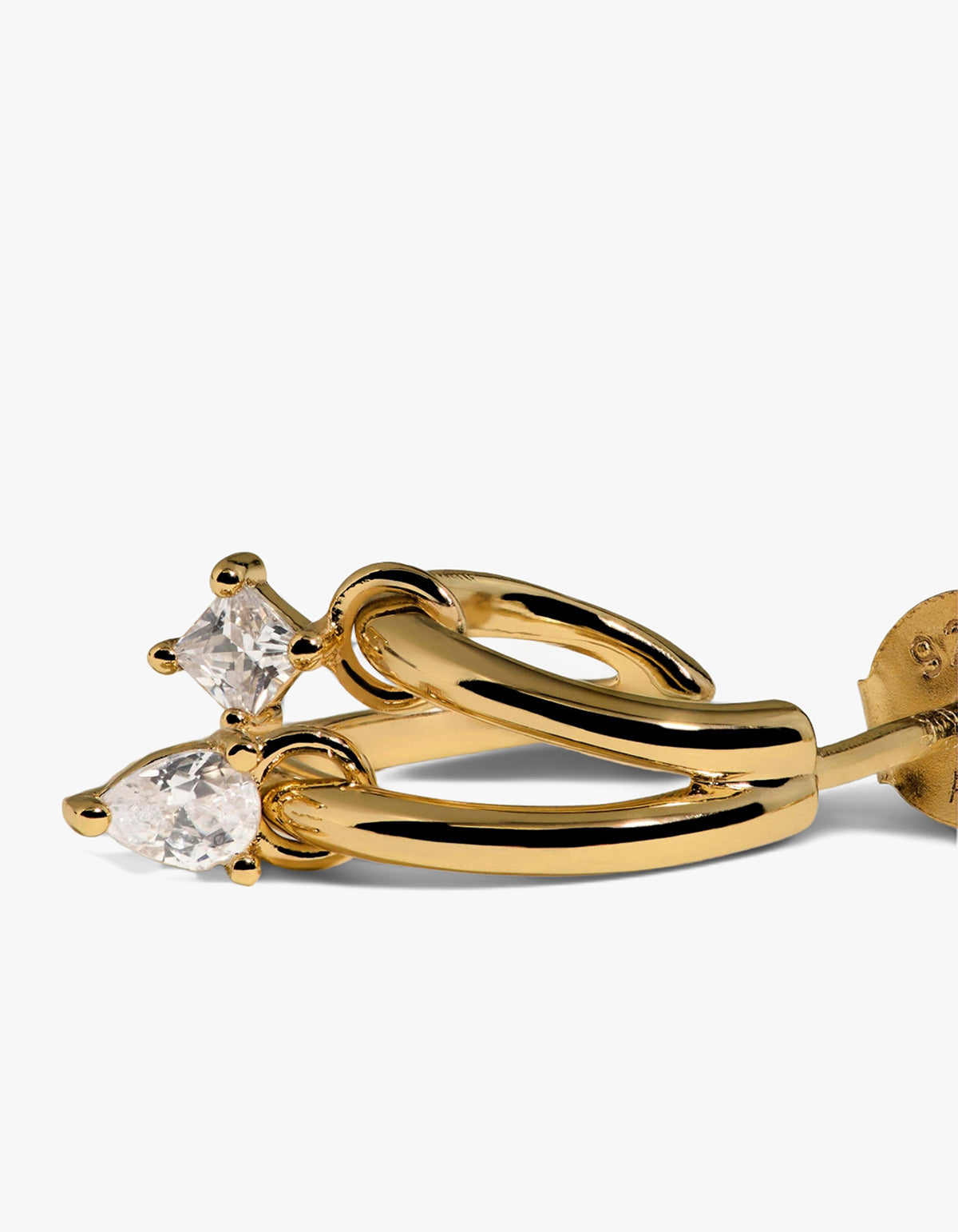 Celestial Crystal Huggies - Gold