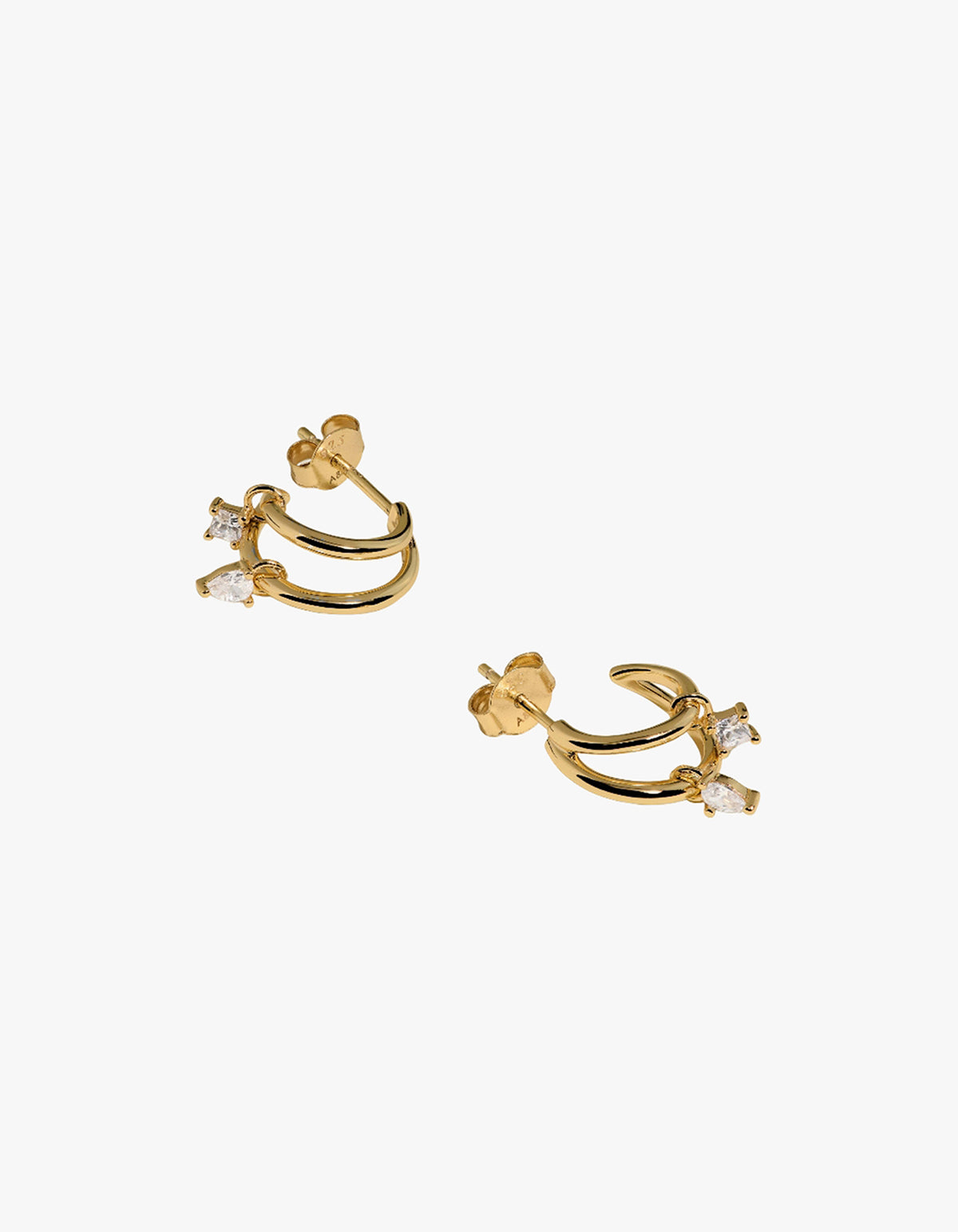 Celestial Crystal Huggies - Gold