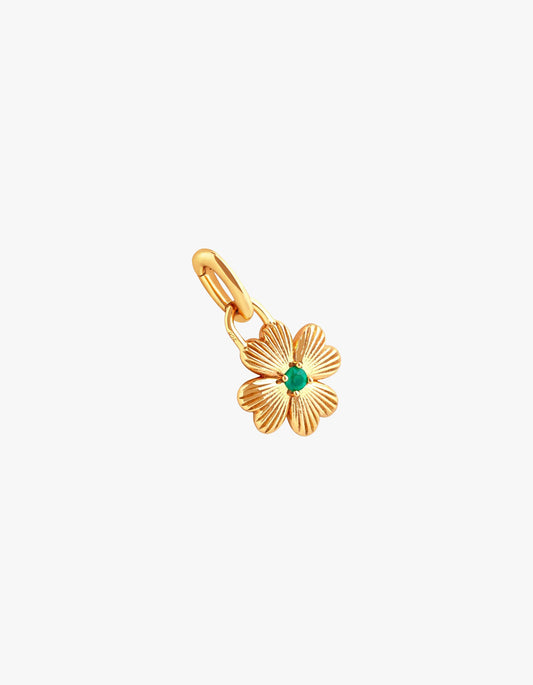 Clover Talisman Charm - Gold