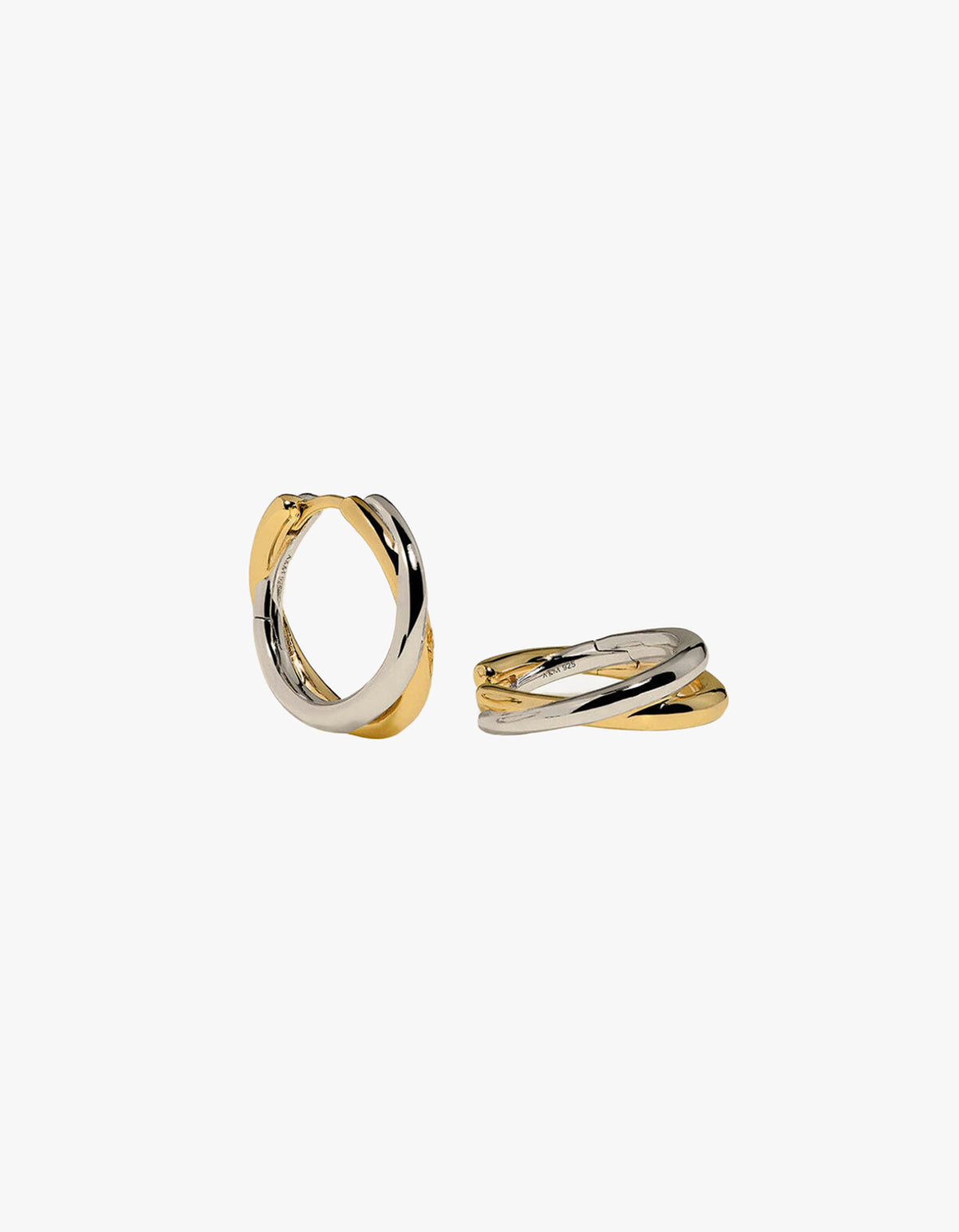 Crossover Illusion Hoops - Mixed Metal