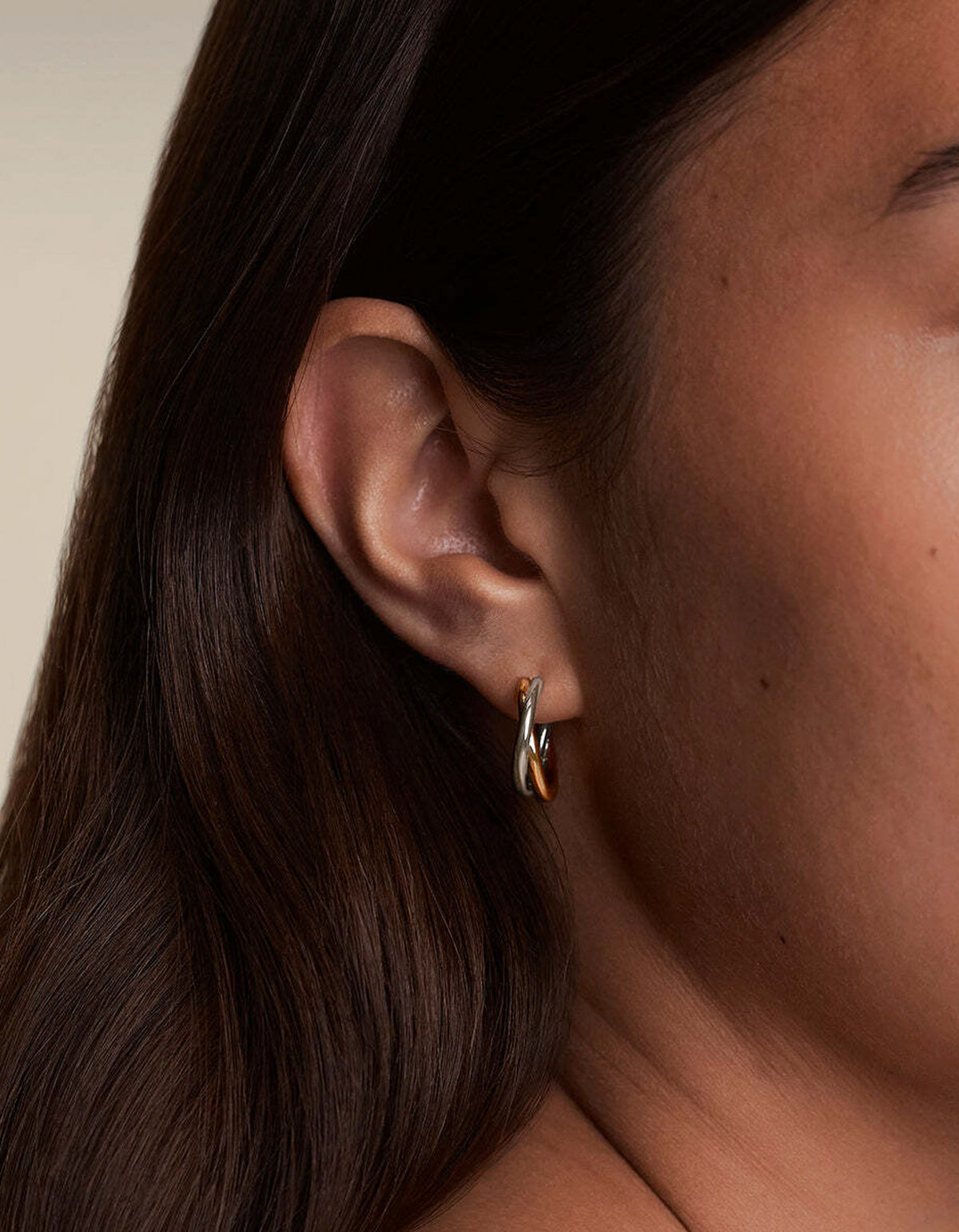Crossover Illusion Hoops - Mixed Metal