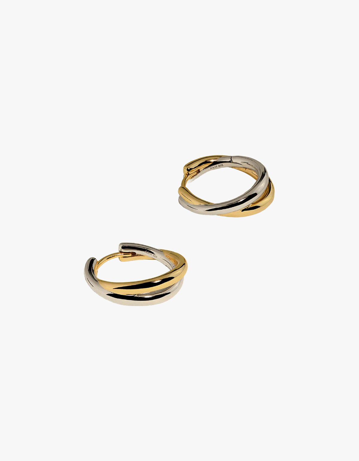 Crossover Illusion Hoops - Mixed Metal