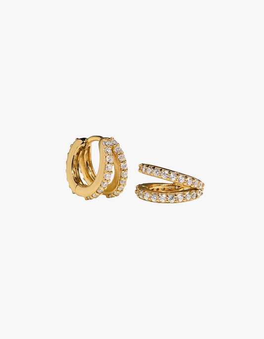 Illusion Crystal Huggies - Gold