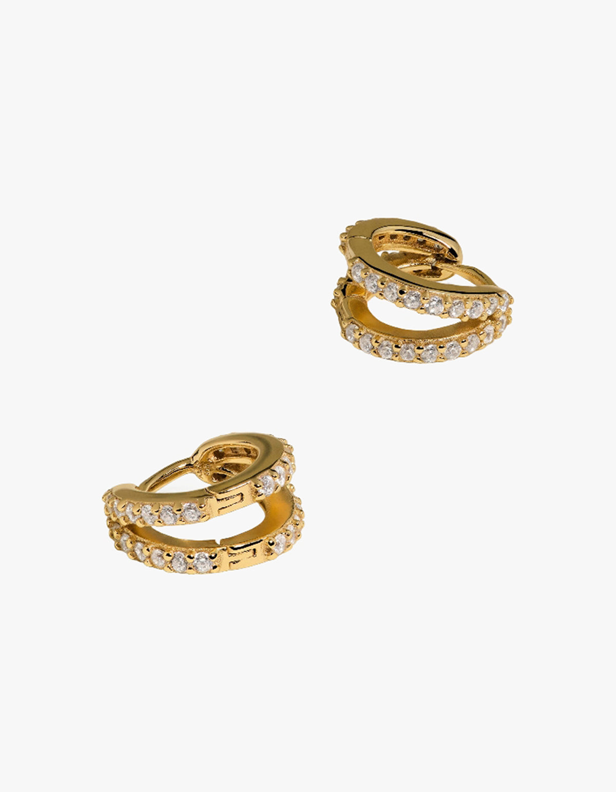 Illusion Crystal Huggies - Gold
