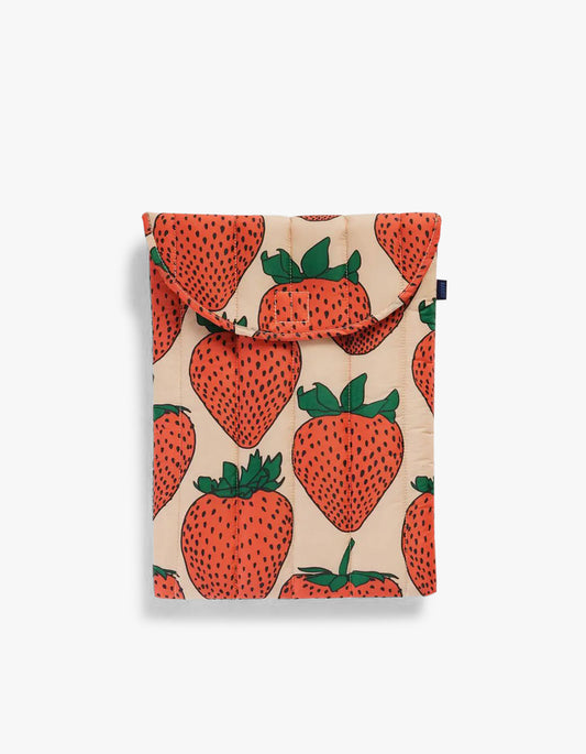 Puffy Laptop Sleeve 16Inch - Strawberry