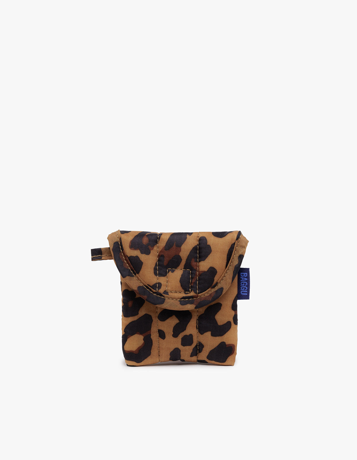 Puffy Earbuds Case - Leopard